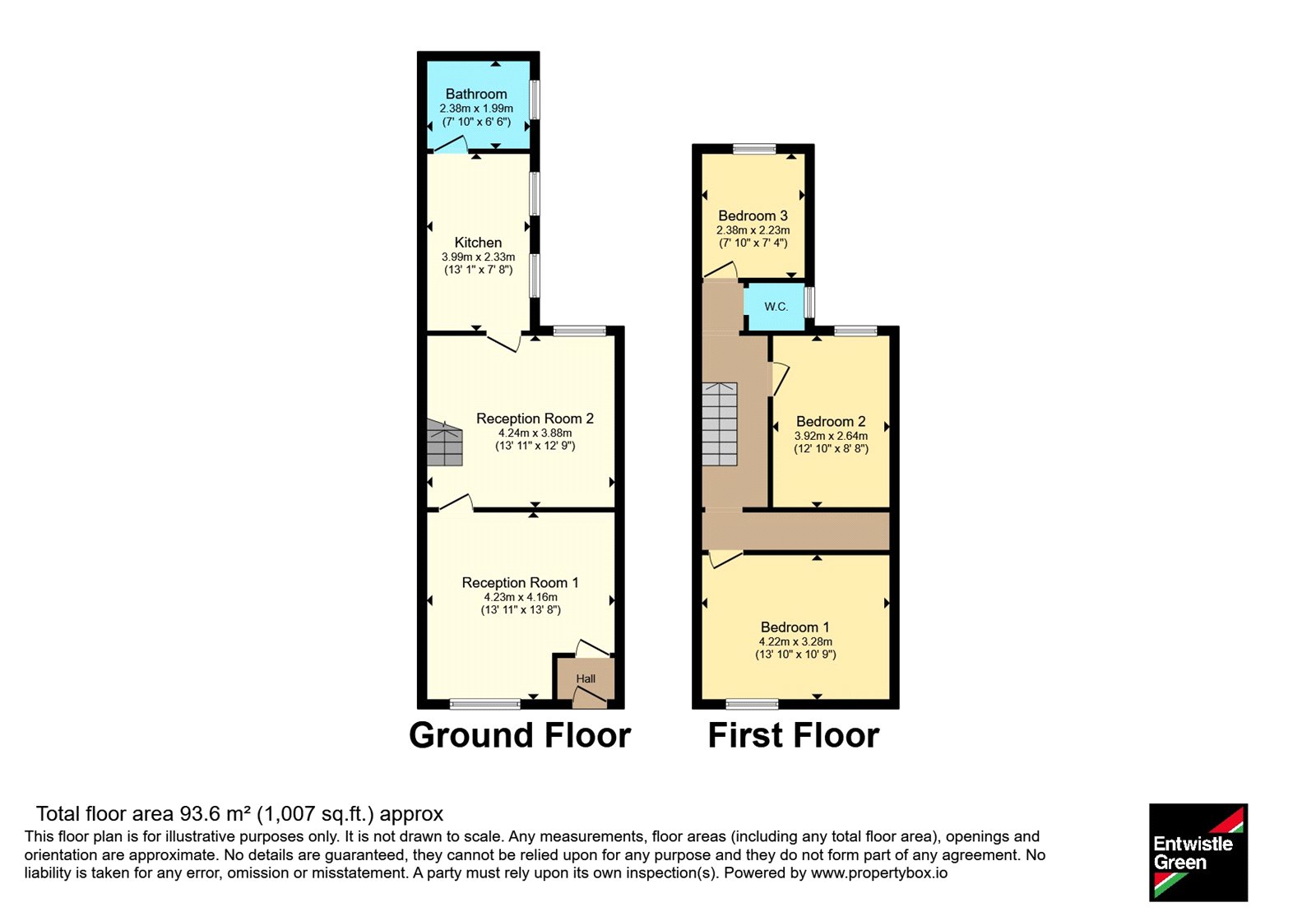 88, Mersey Road, Cheshire floorplan