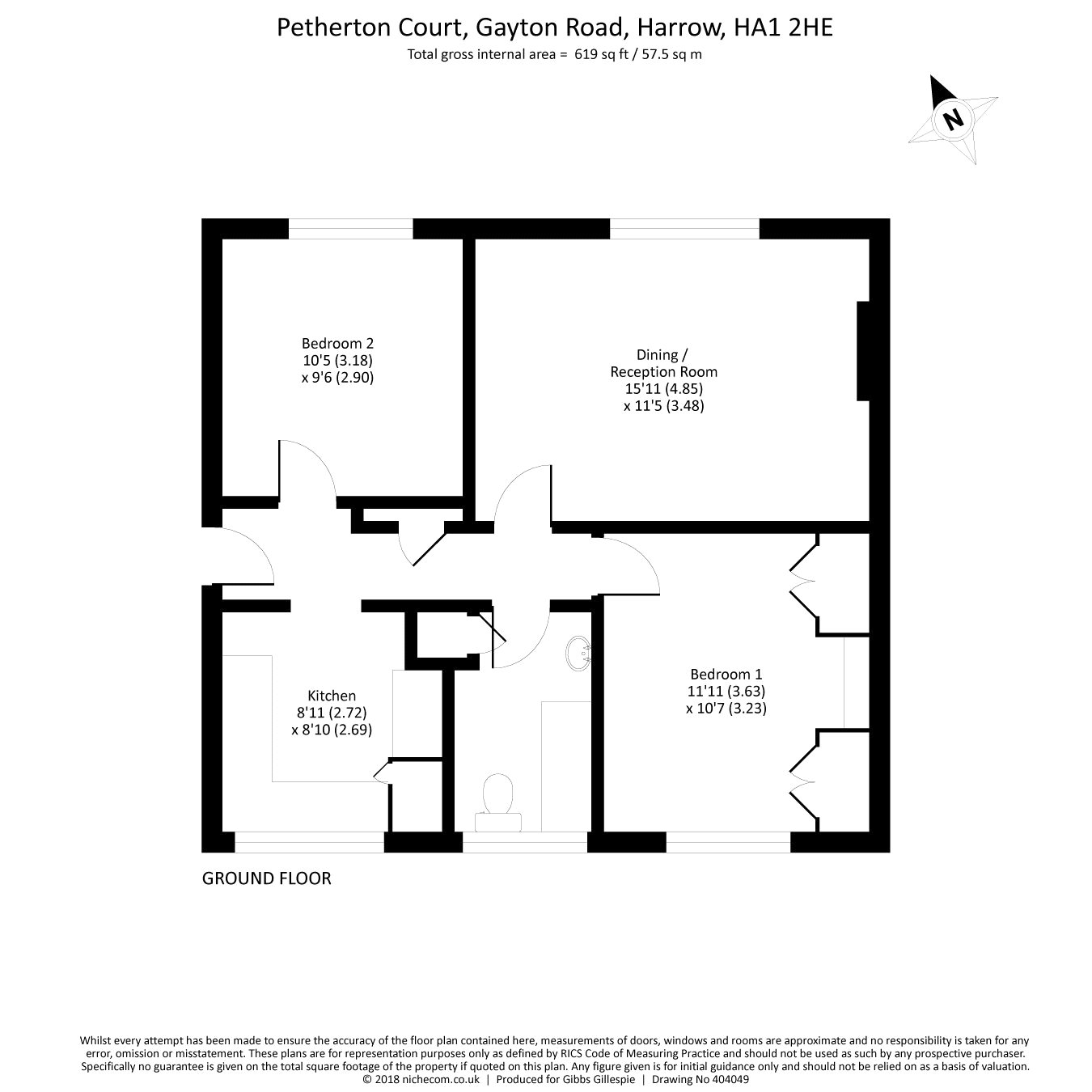 2 Bedrooms Flat for sale in Gayton Road, Harrow, Middlesex HA1