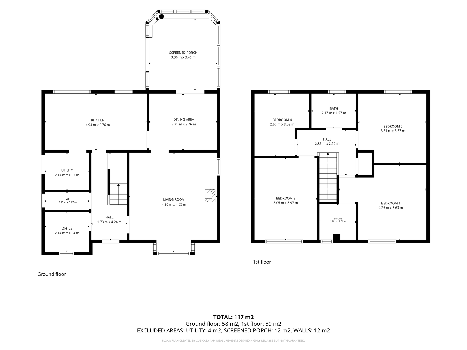 4, St. Michael Grove, Cwmbran floorplan