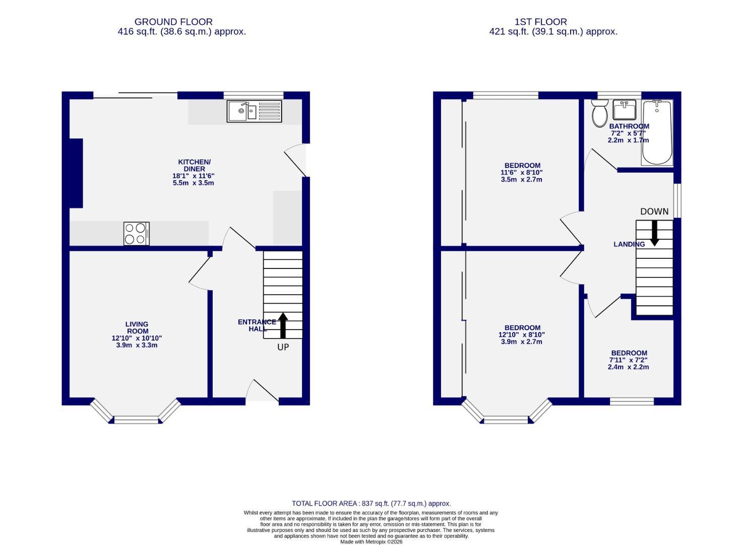 298, Fifth Avenue, York floorplan