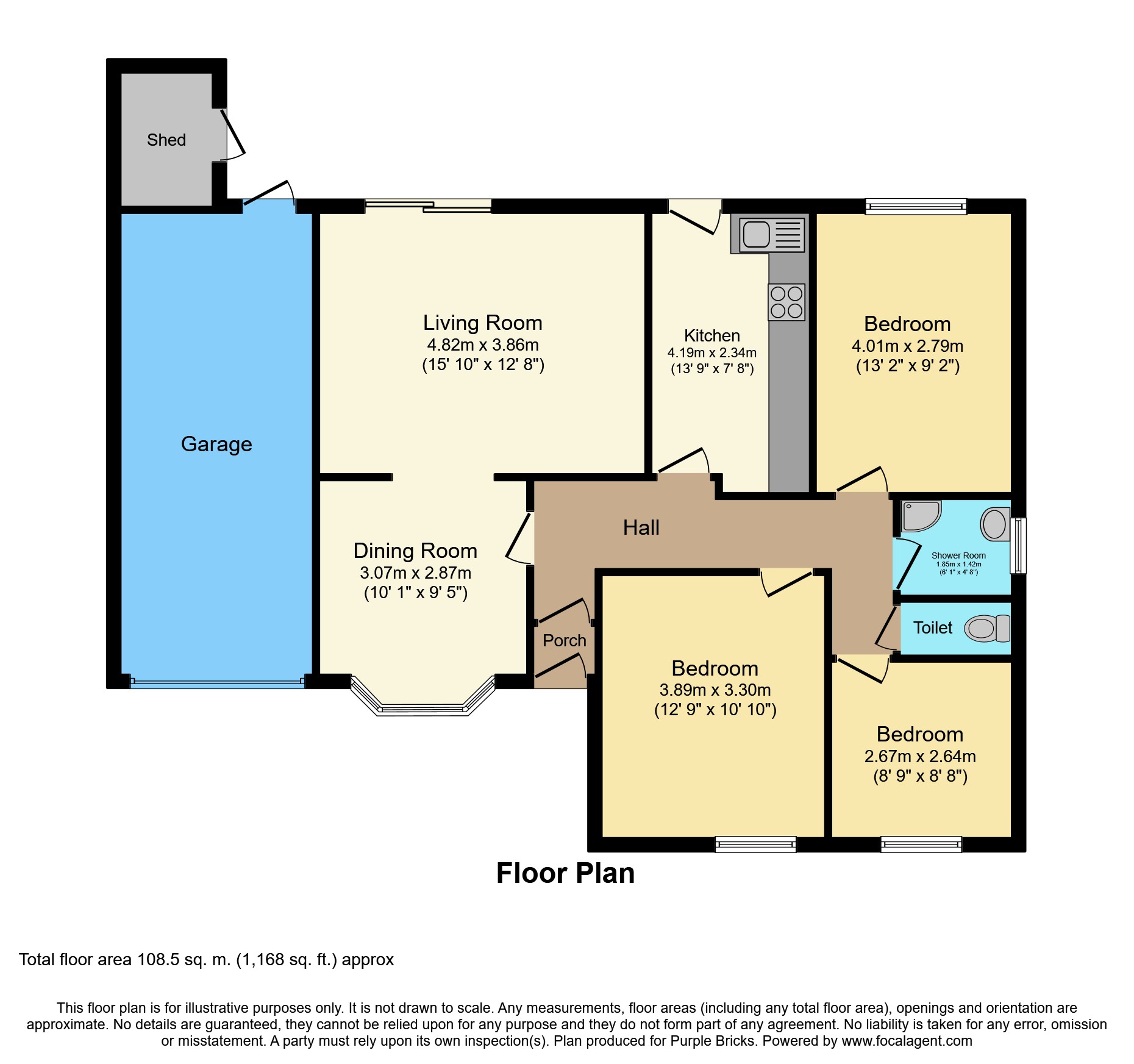 3 Bedrooms Detached bungalow for sale in Robert Avenue, St. Albans AL1