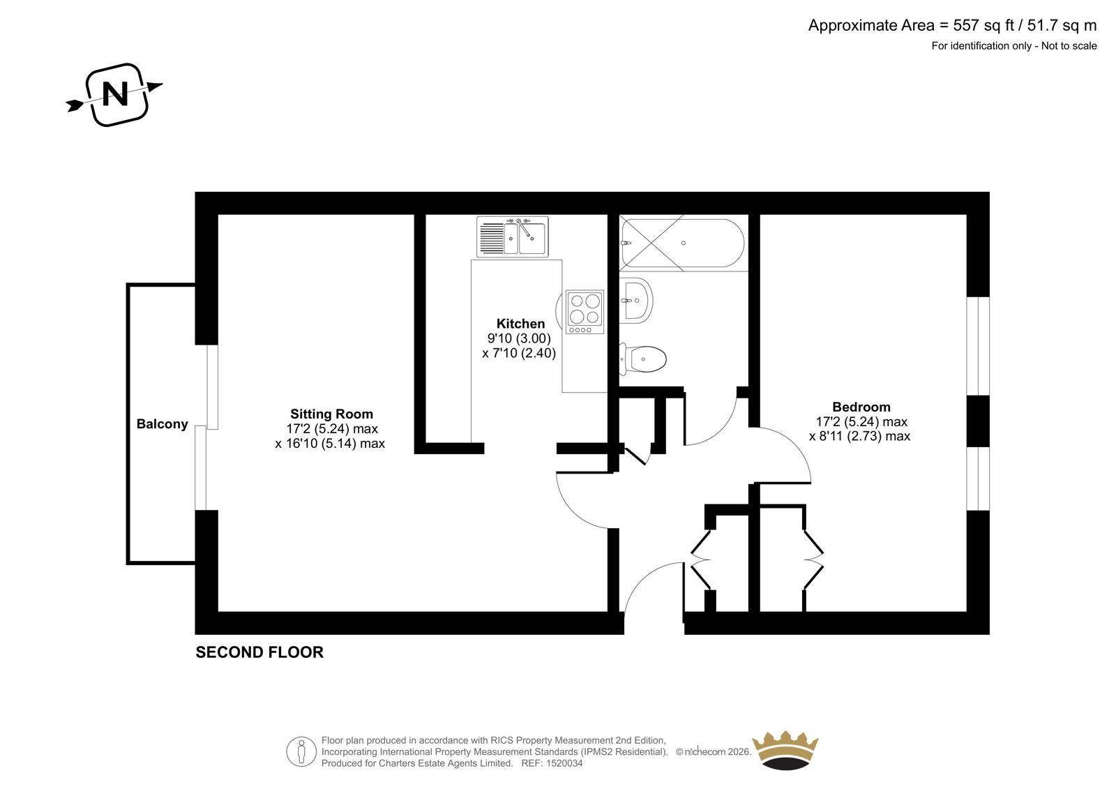 Flat 6, 3, Ted Bates Road, Hampshire floorplan