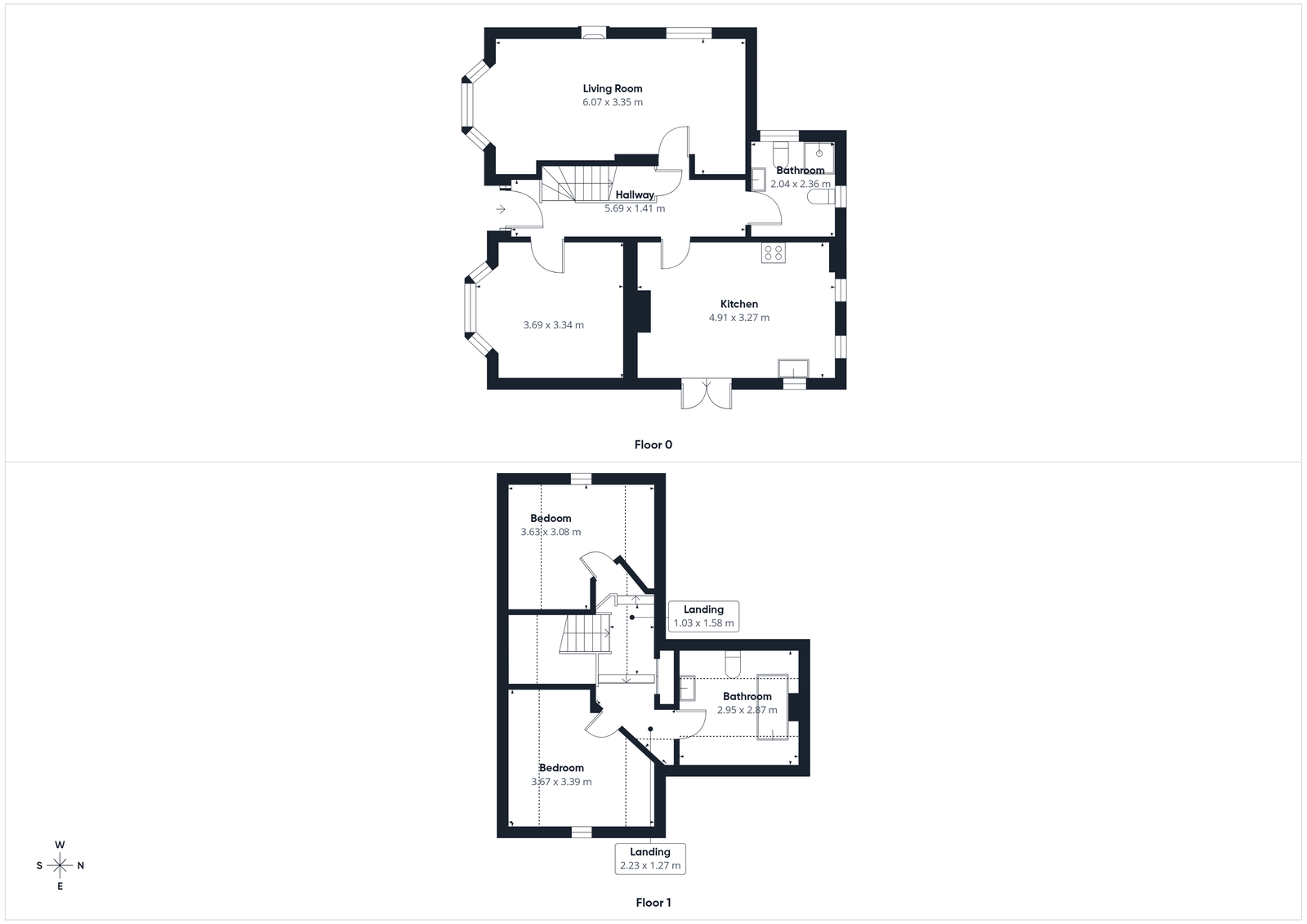 Trescovean, Lydney floorplan