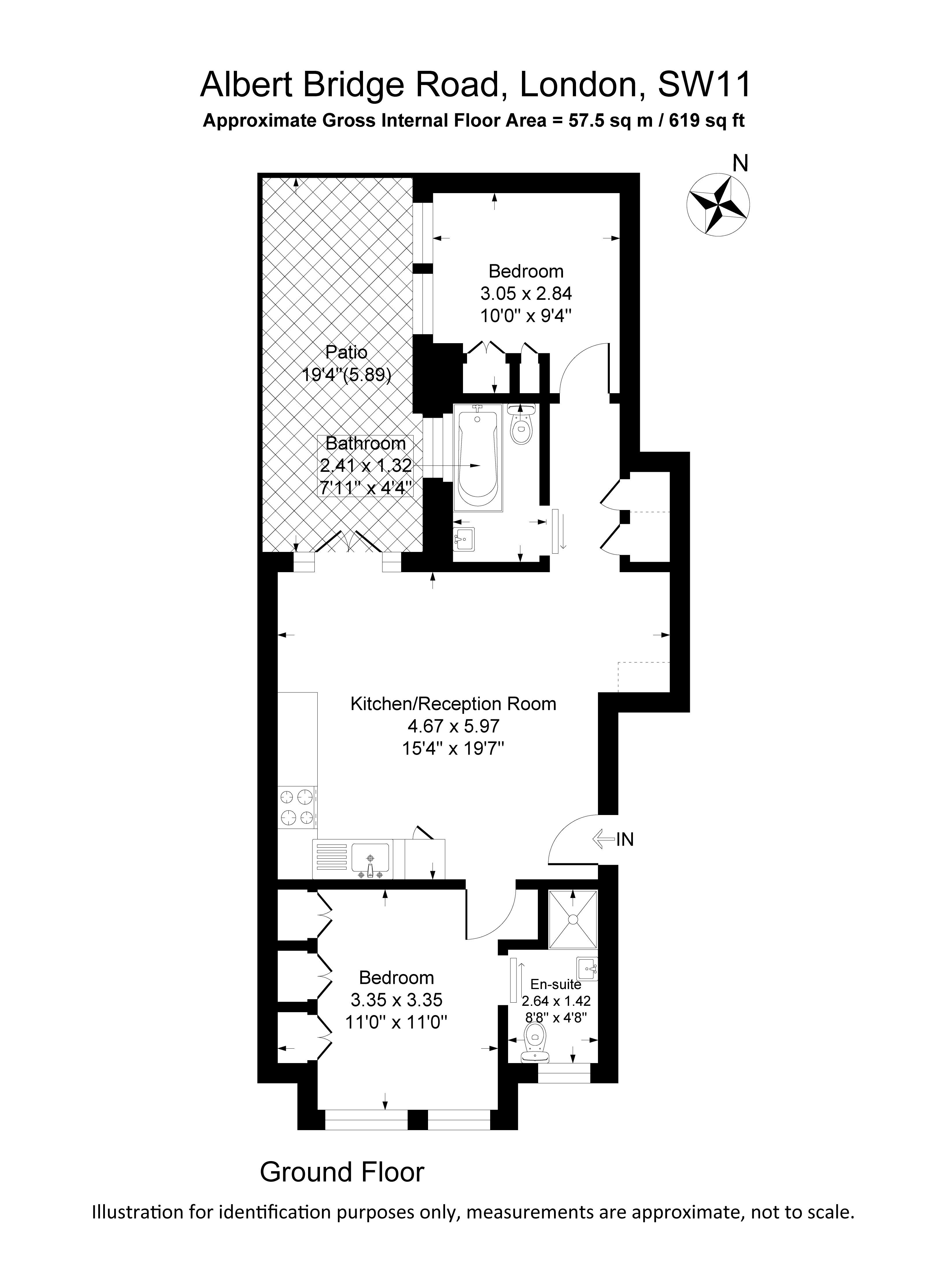 Albert Bridge Road, London floorplan