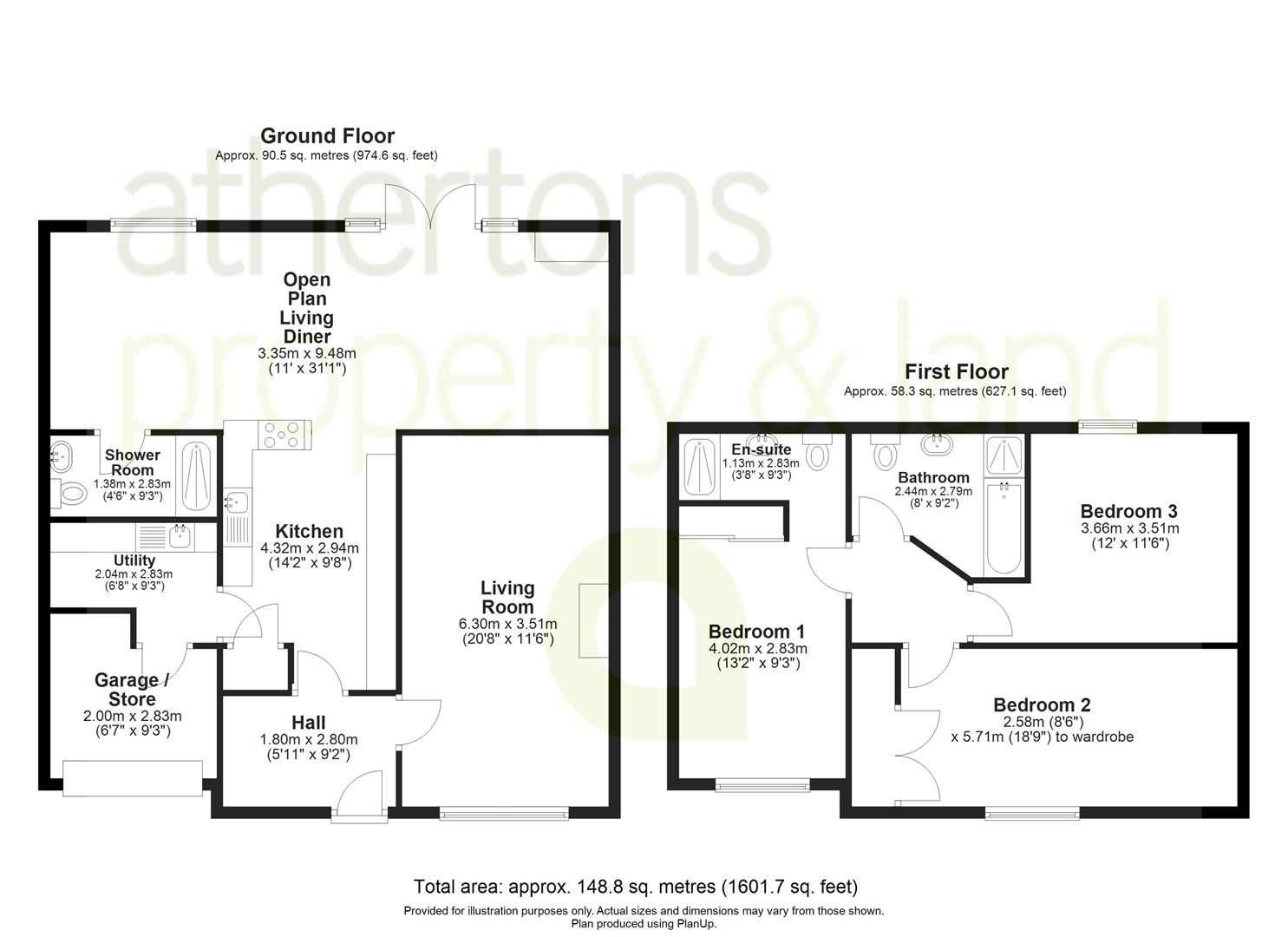 5, Sutherland Close, Wilpshire floorplan