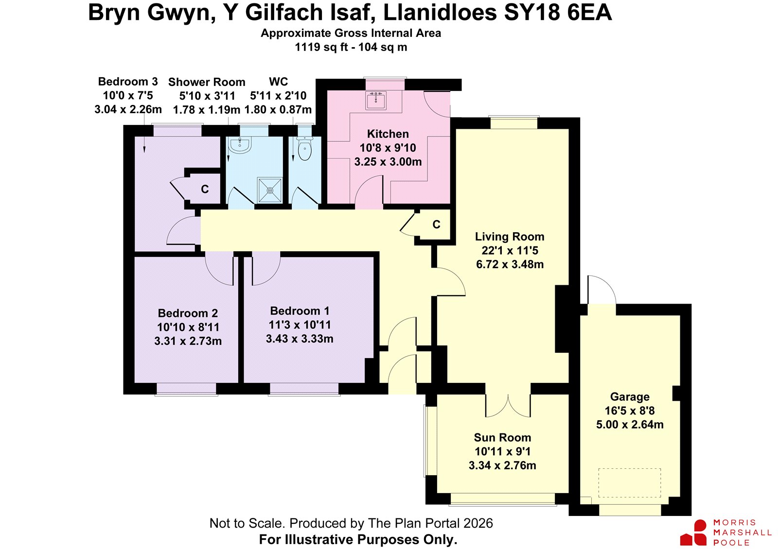 Bryngwyn, Llanidloes floorplan