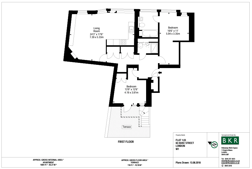 Duke Street, London floorplan