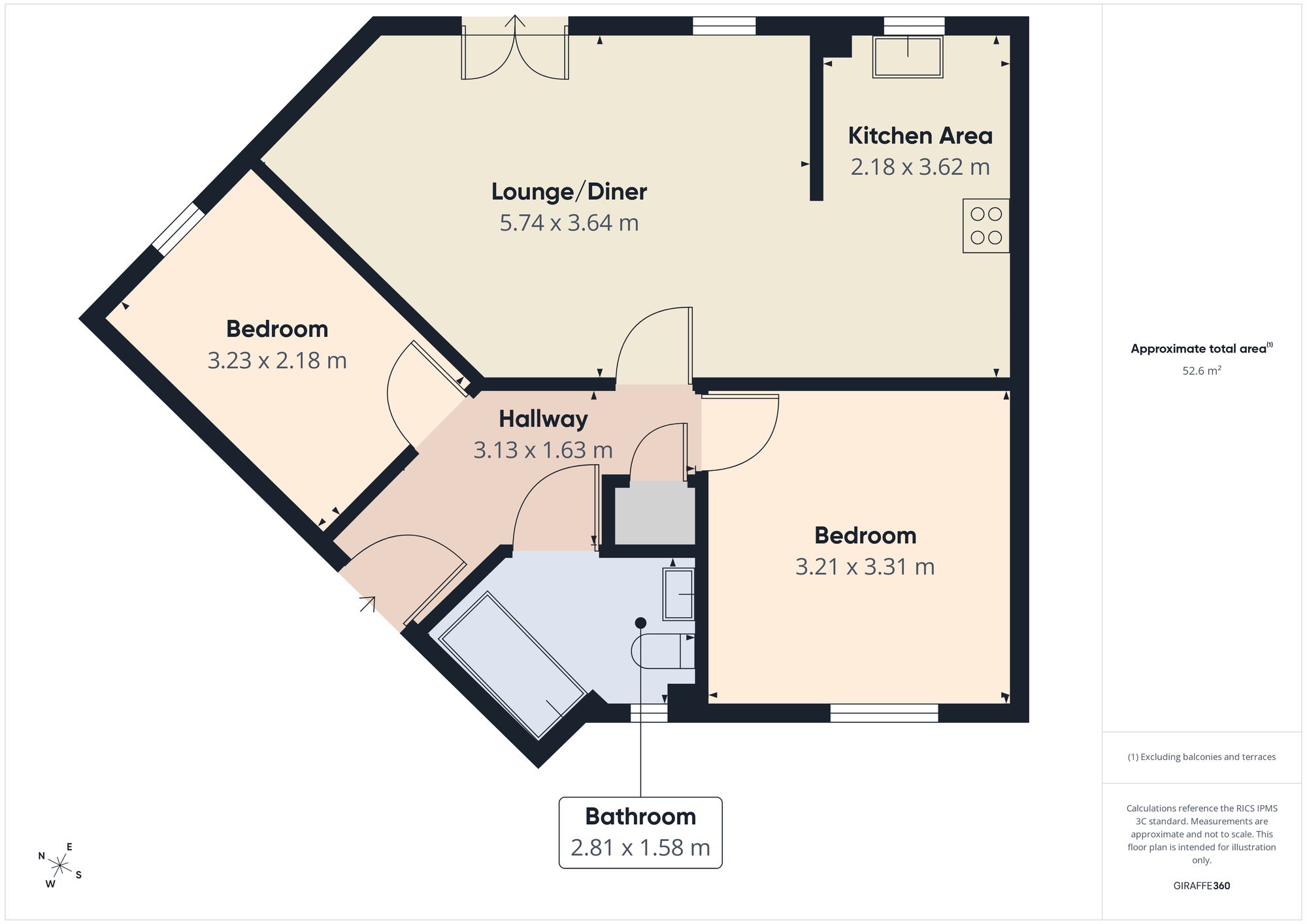 56 Ovett Gardens, Gateshead floorplan
