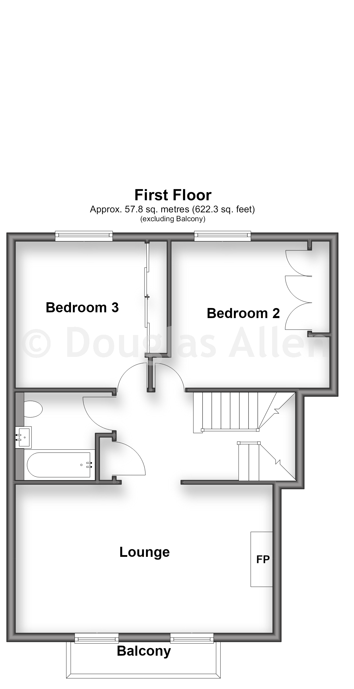 93, Theydon Grove, Epping floorplan
