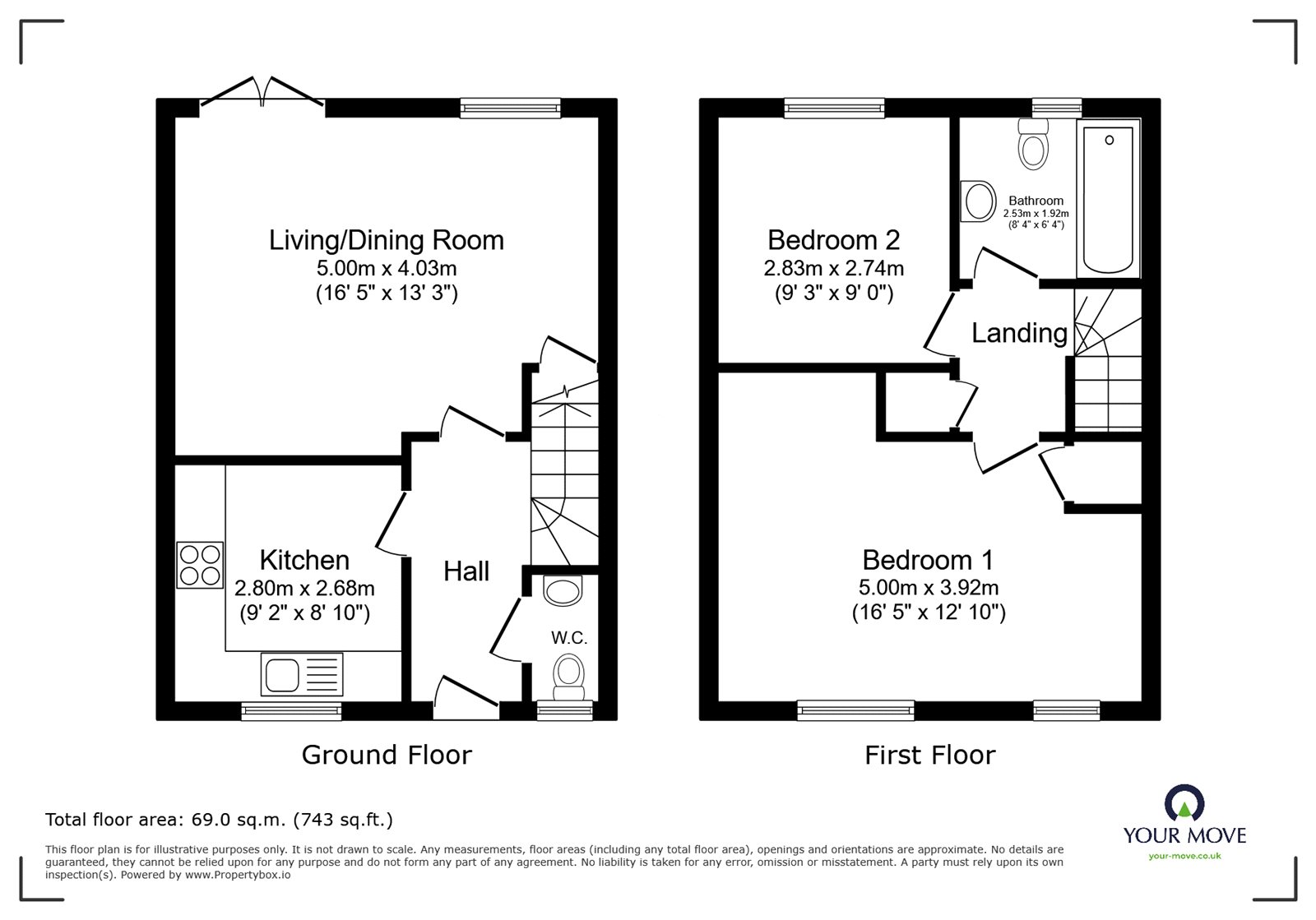 90, Fernhill Lane, Oswestry floorplan