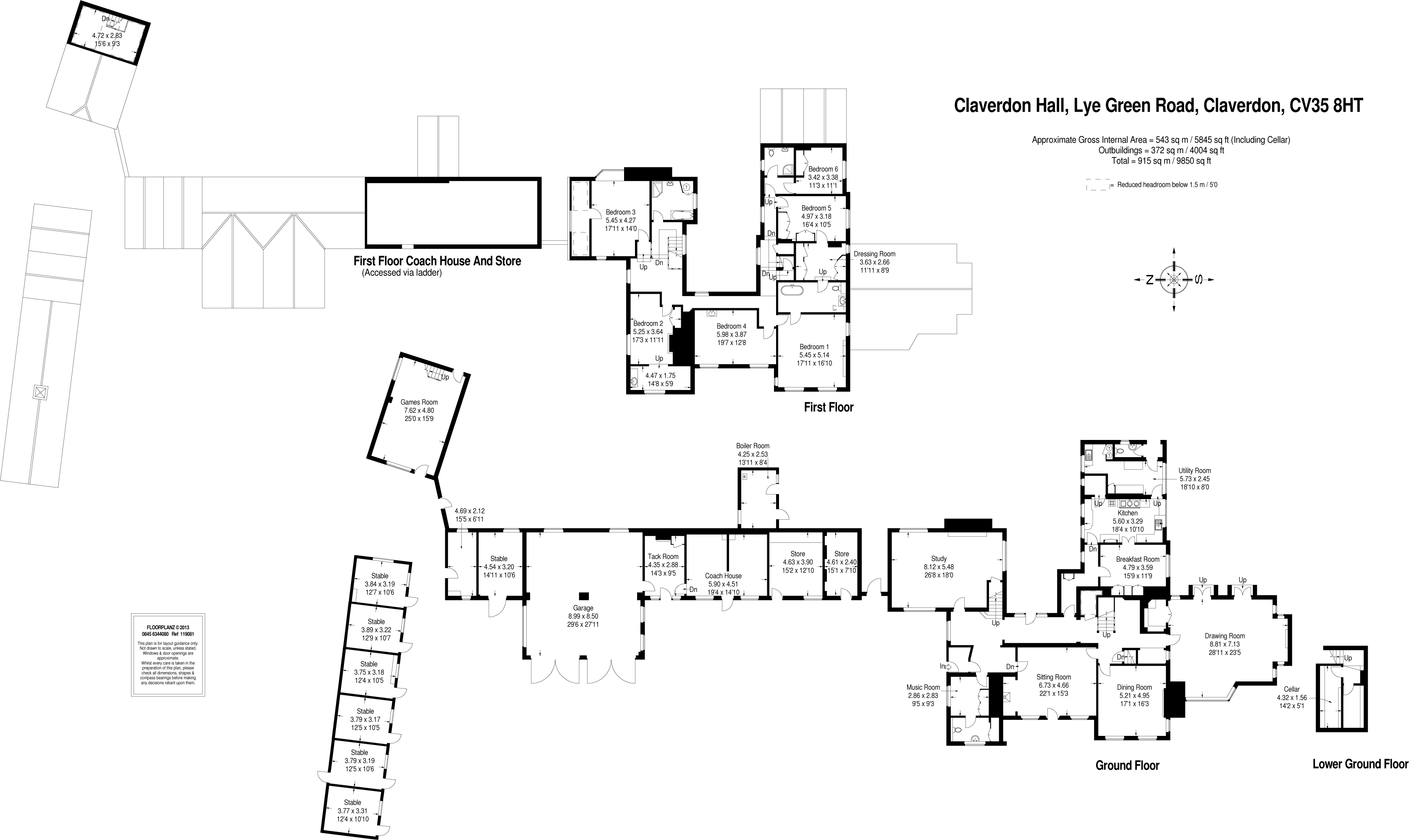 Lye Green Claverdon Stratford Upon Avon Cv35 6 Bedroom Property For Sale 5114 Primelocation