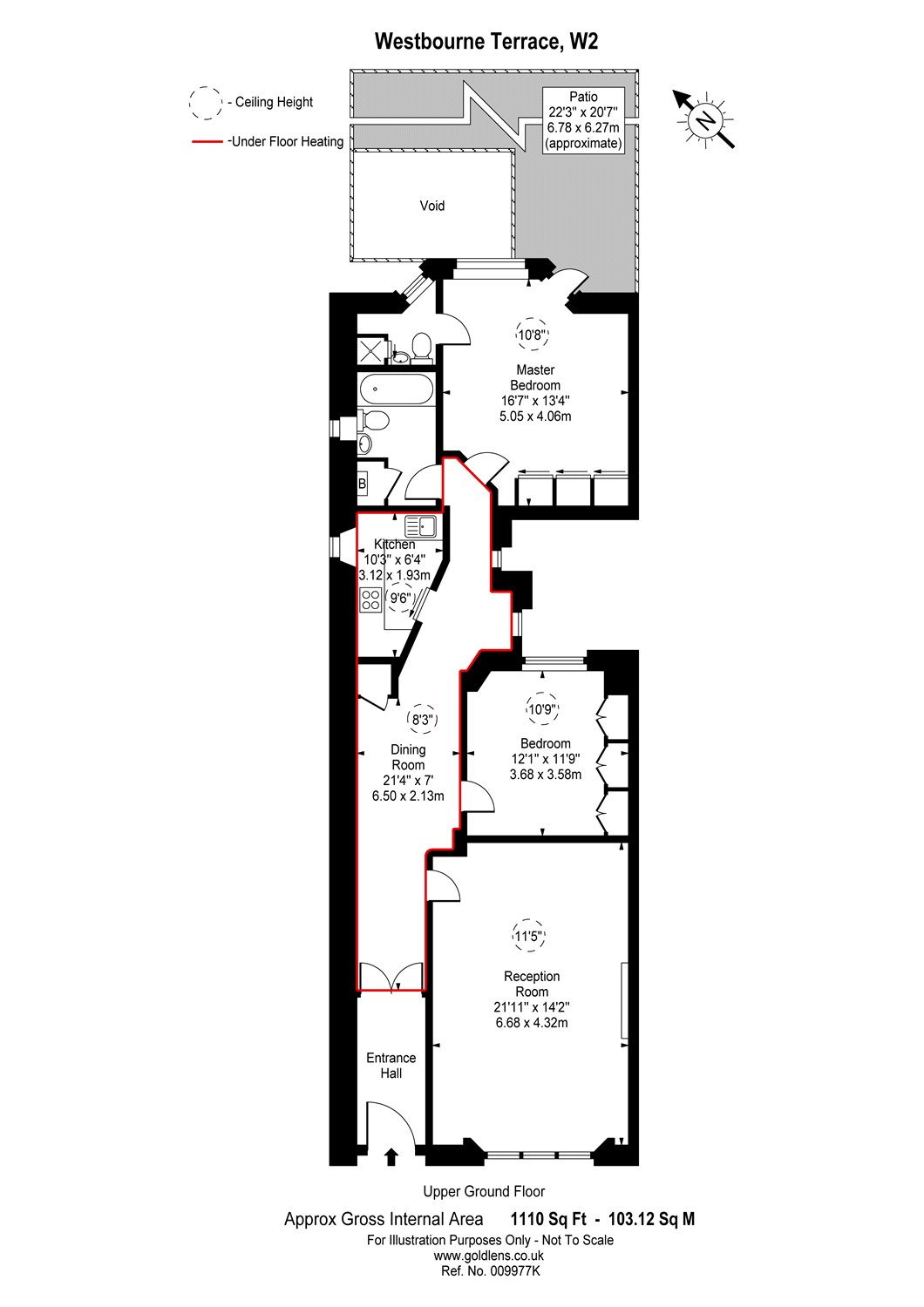 2 Bedrooms Flat for sale in Westbourne Terrace, Bayswater, London W2