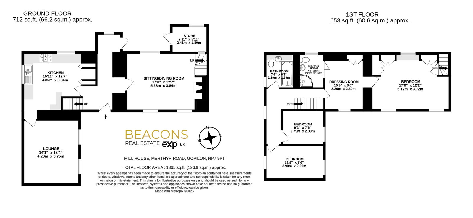 Mill House, Merthyr Road, Abergavenny floorplan