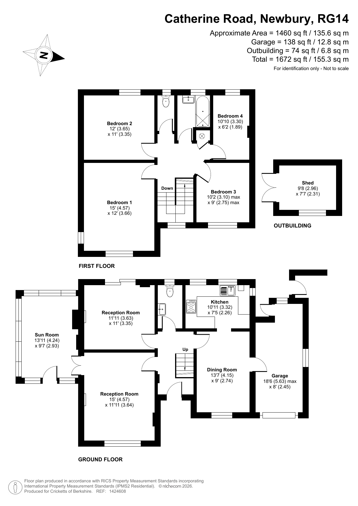 7, Catherine Road, Newbury floorplan