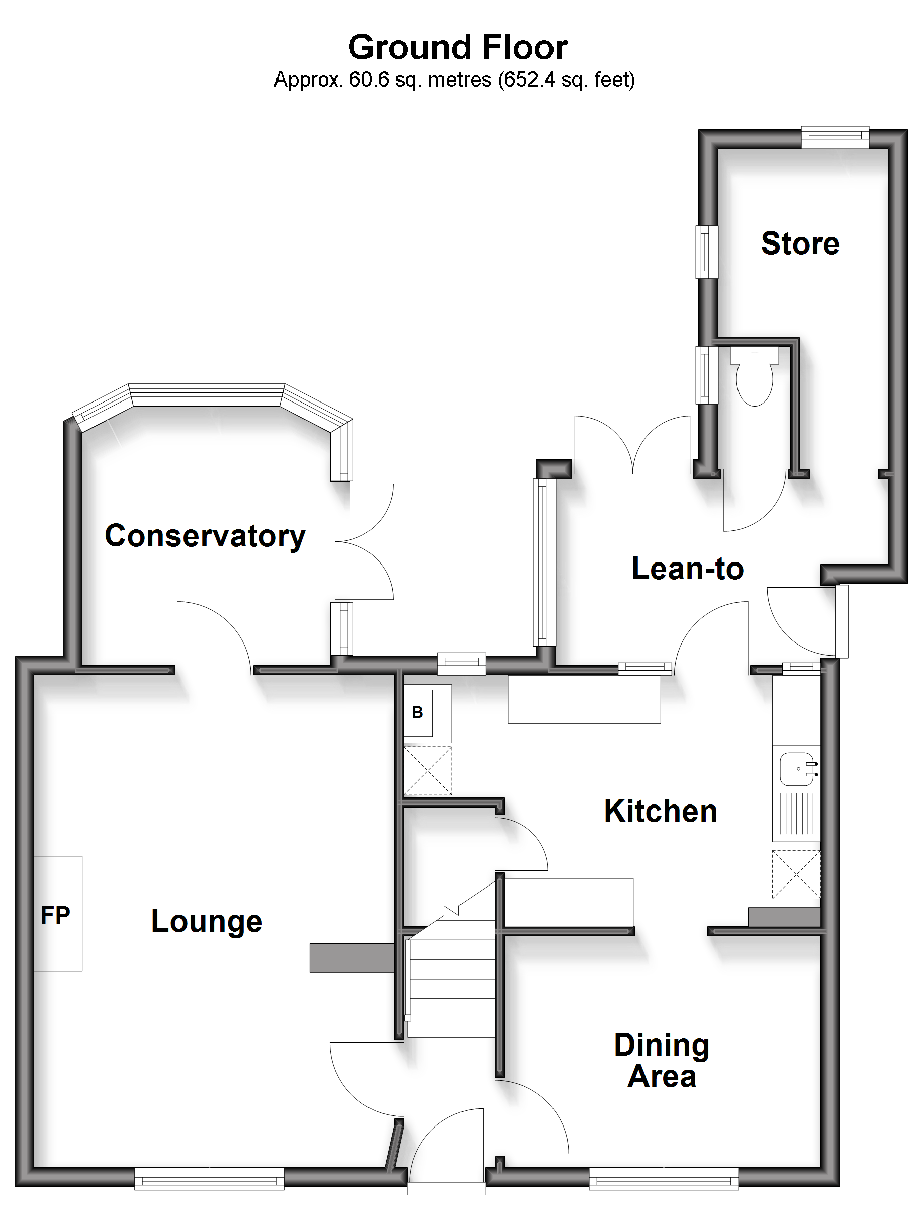 25, The Green, Lydd floorplan
