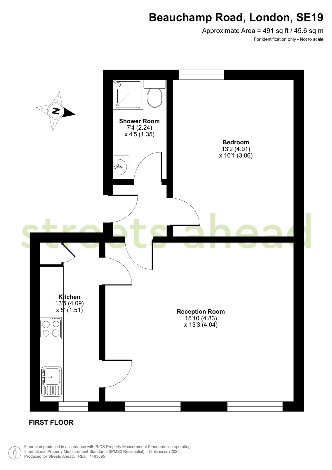 Flat 4, The Heights 7-9,, Beauchamp Road, London floorplan