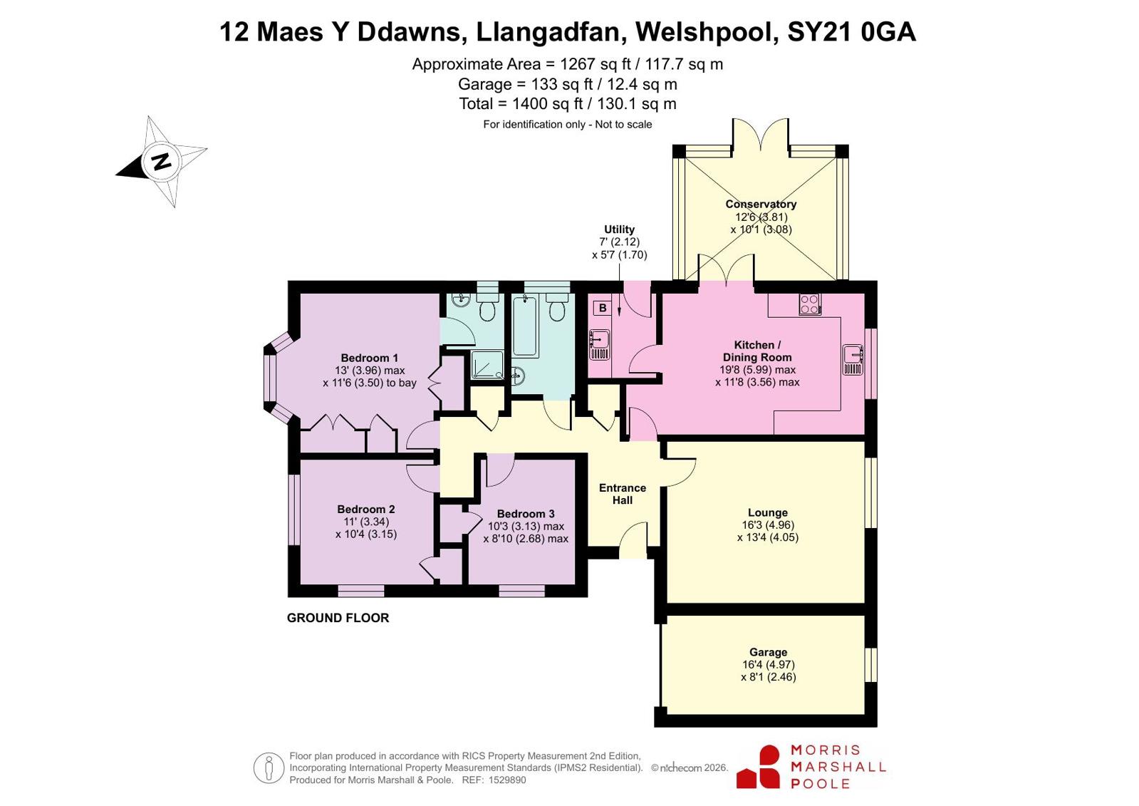 Maes Y Ddawns, Welshpool floorplan
