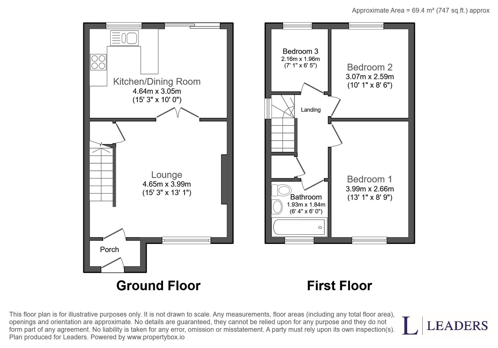 37, Newry Park East, Chester floorplan
