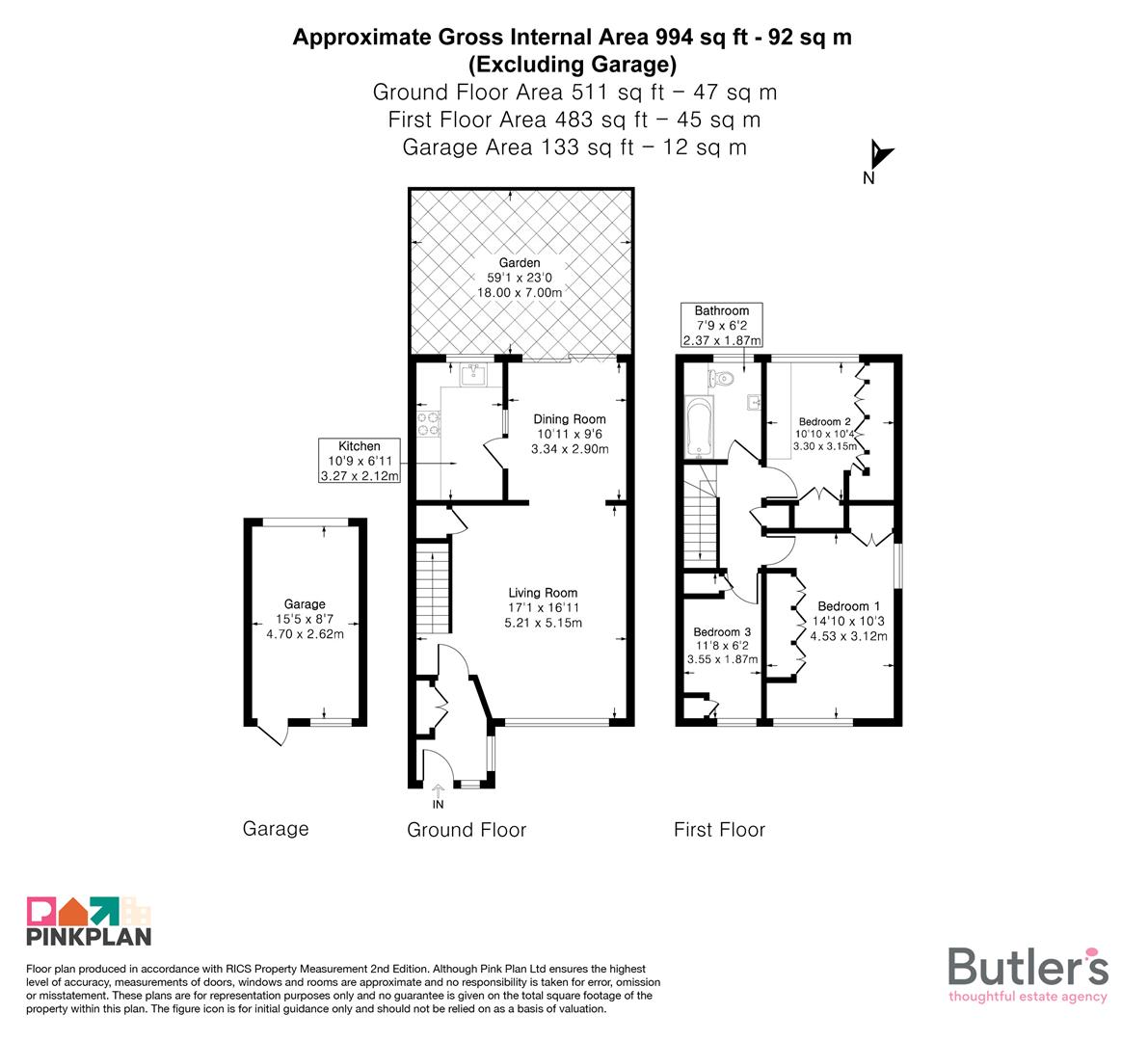272A, Carshalton Road, Sutton floorplan