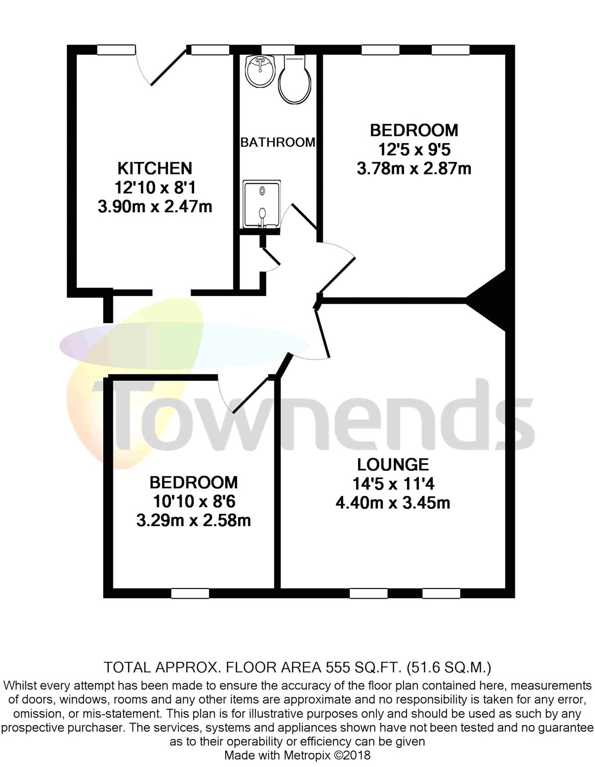 2 Bedrooms Flat for sale in School Road, Hounslow TW3