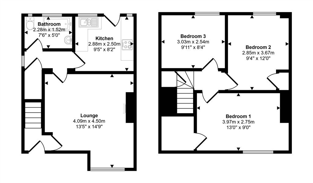 74, Grammerscroft, MILLOM floorplan