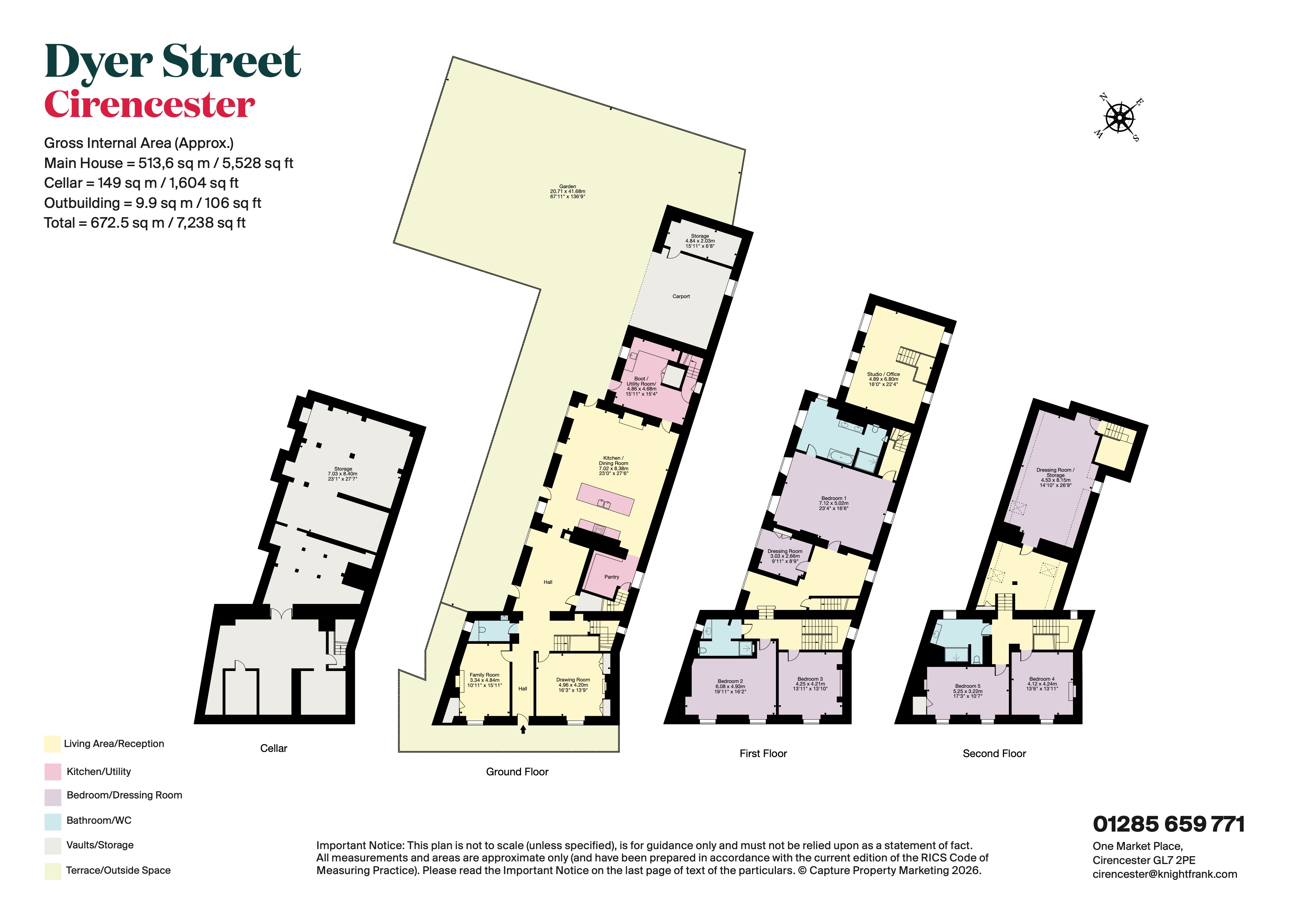 33, The Mews House, Cirencester floorplan