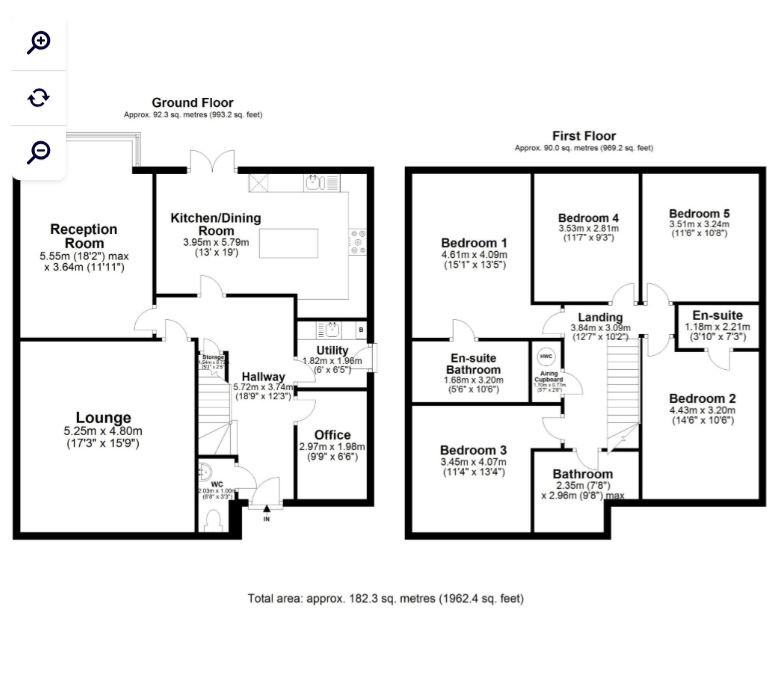 59, The Sidings, Barton floorplan