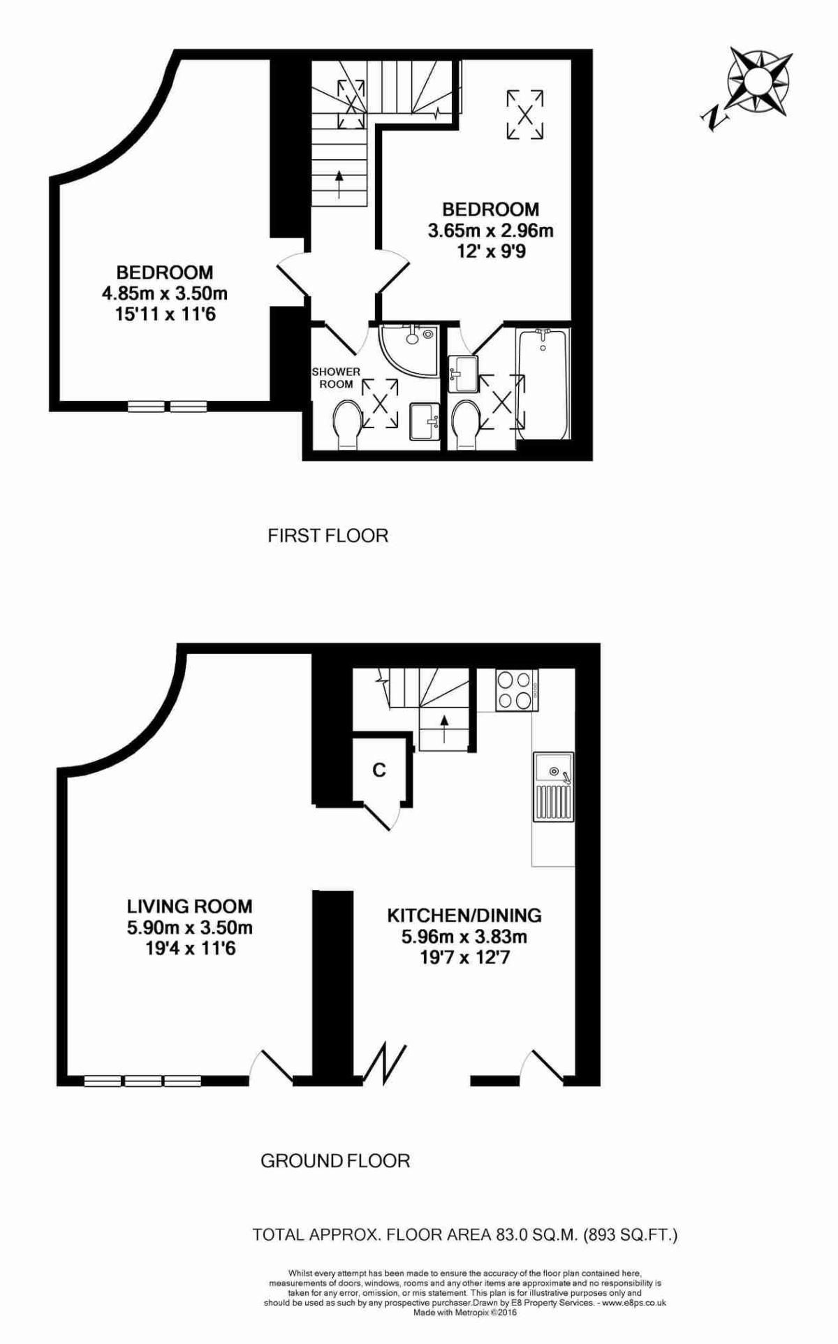 The Coach House, Headington Hill Park, Oxford floorplan