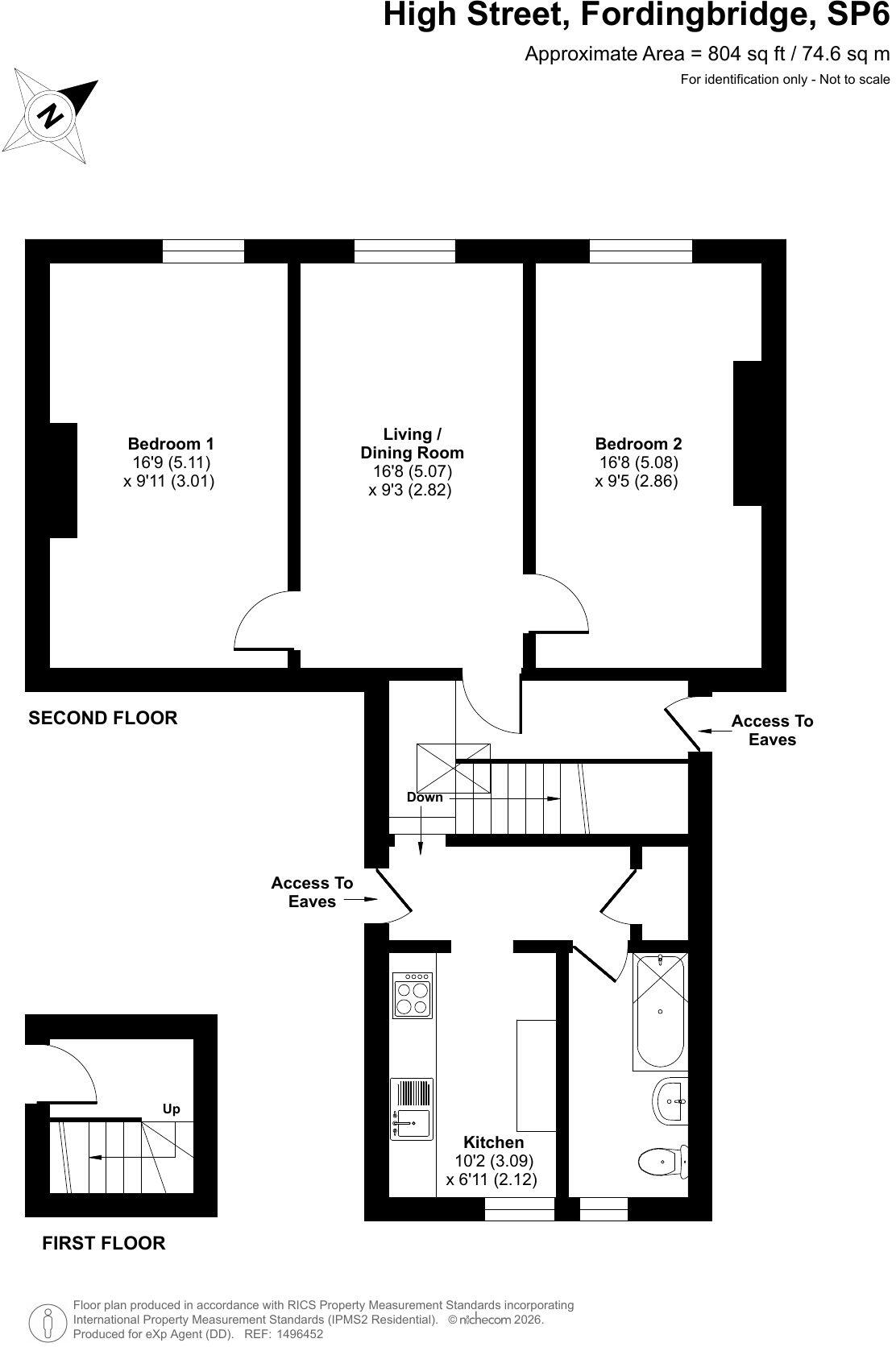 61a, High Street, Fordingbridge floorplan