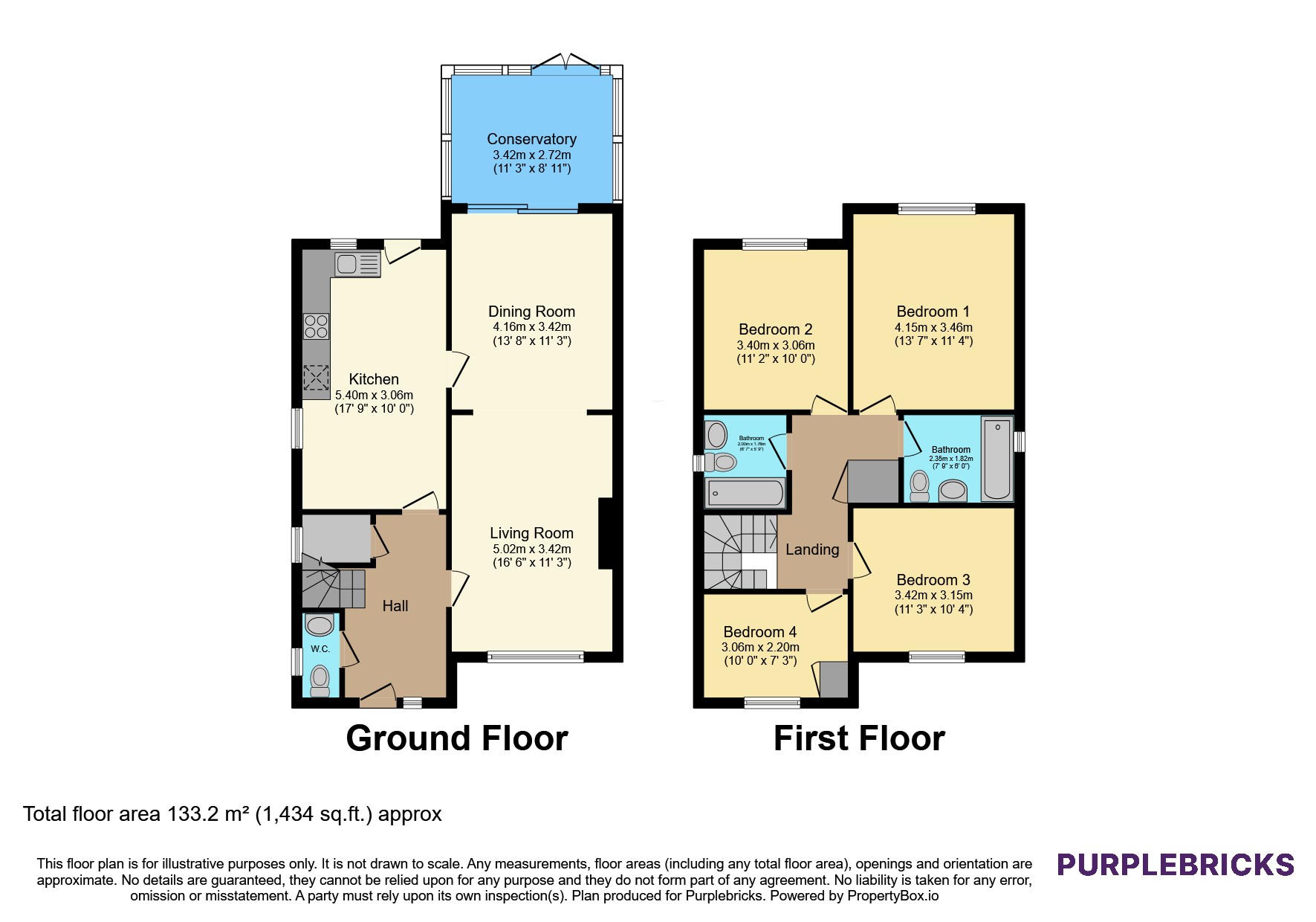 Wells Road, Bristol floorplan