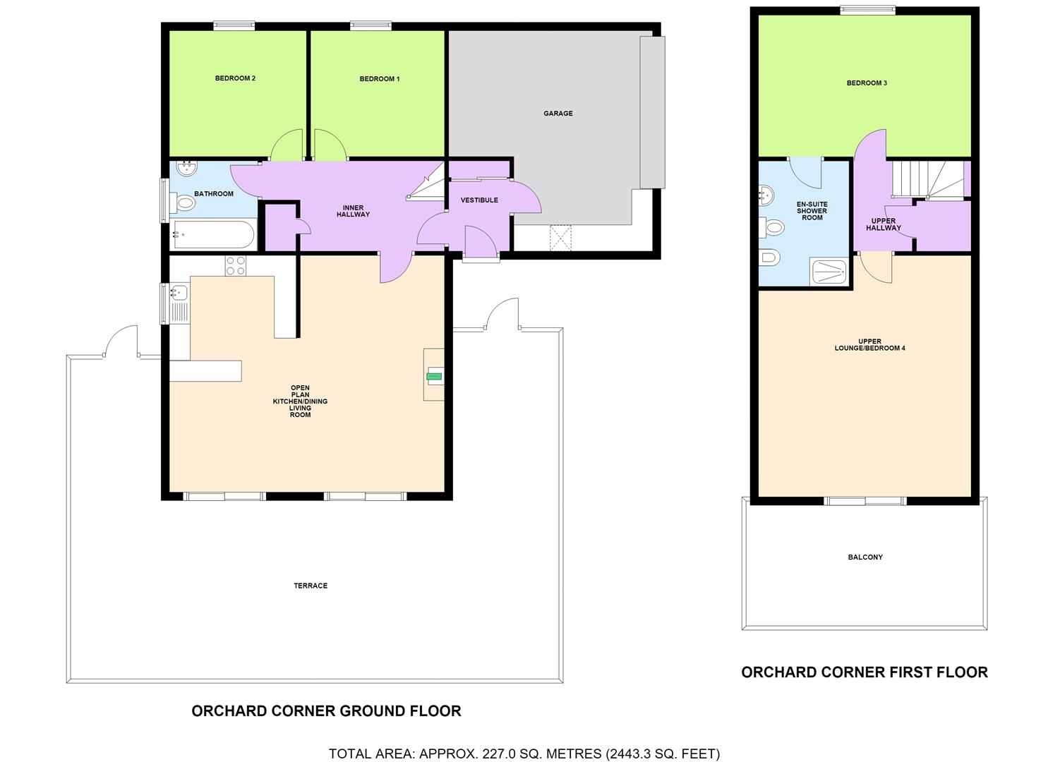 Orchard Corner, Isle of Arran floorplan