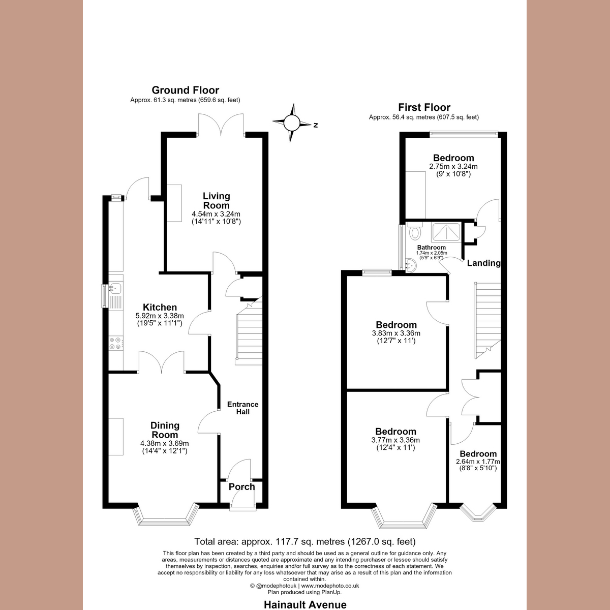 Hainault Avenue, Westcliff-on-sea floorplan
