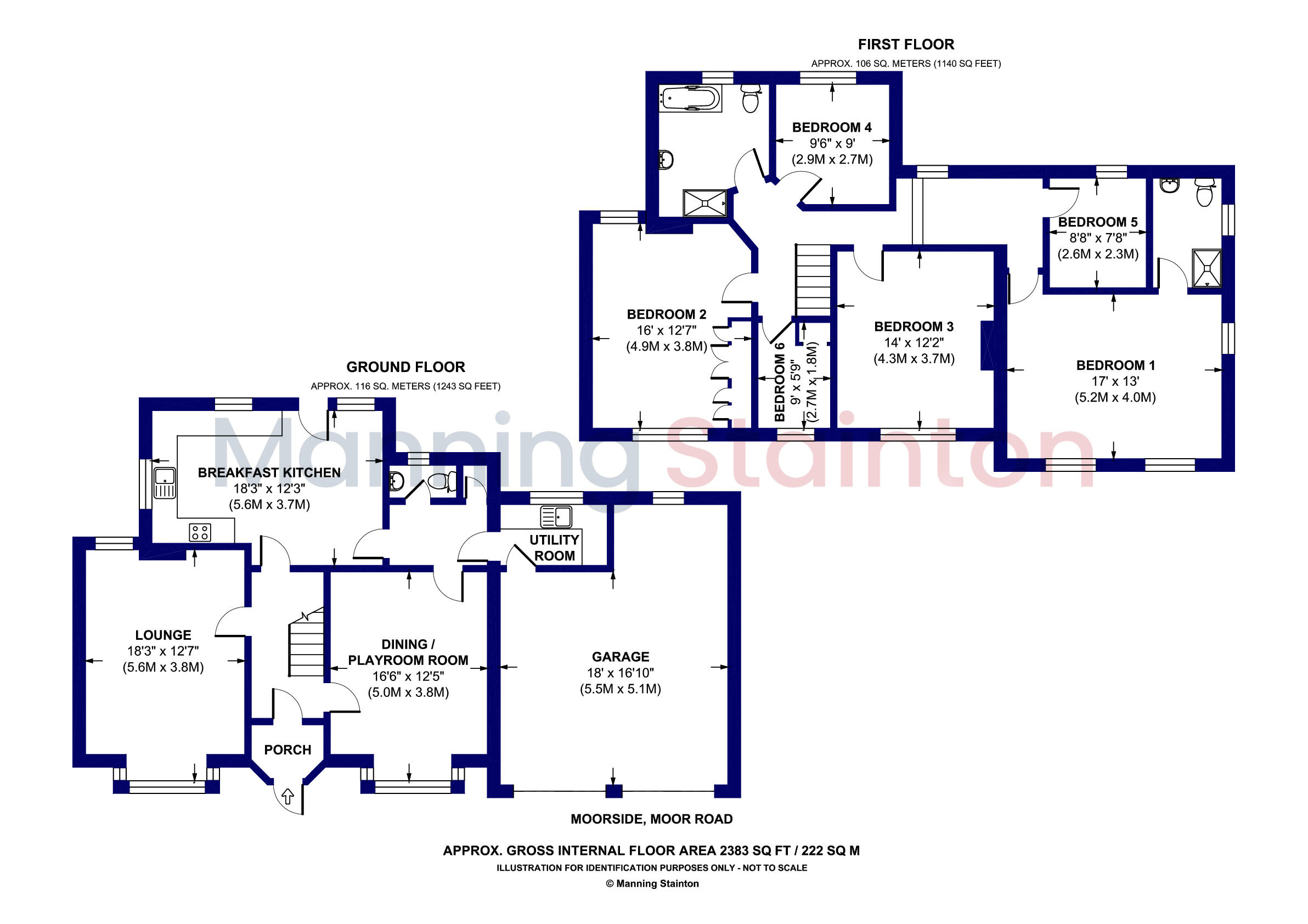 Moorside,, Moor Road, Leeds floorplan