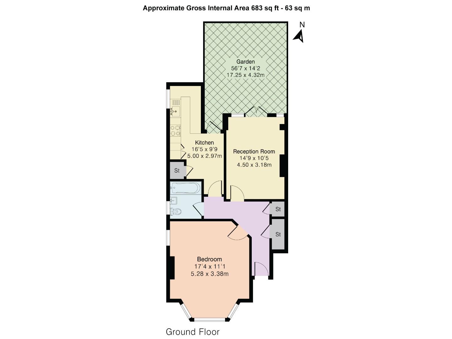 Mayow Road, London floorplan