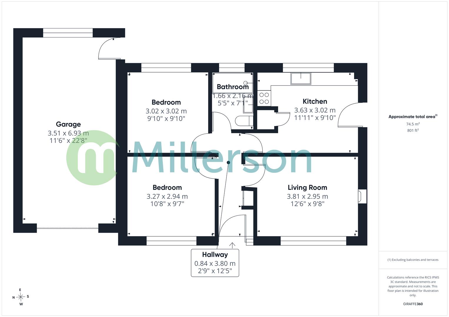 2, Bellever Parc, Camborne floorplan