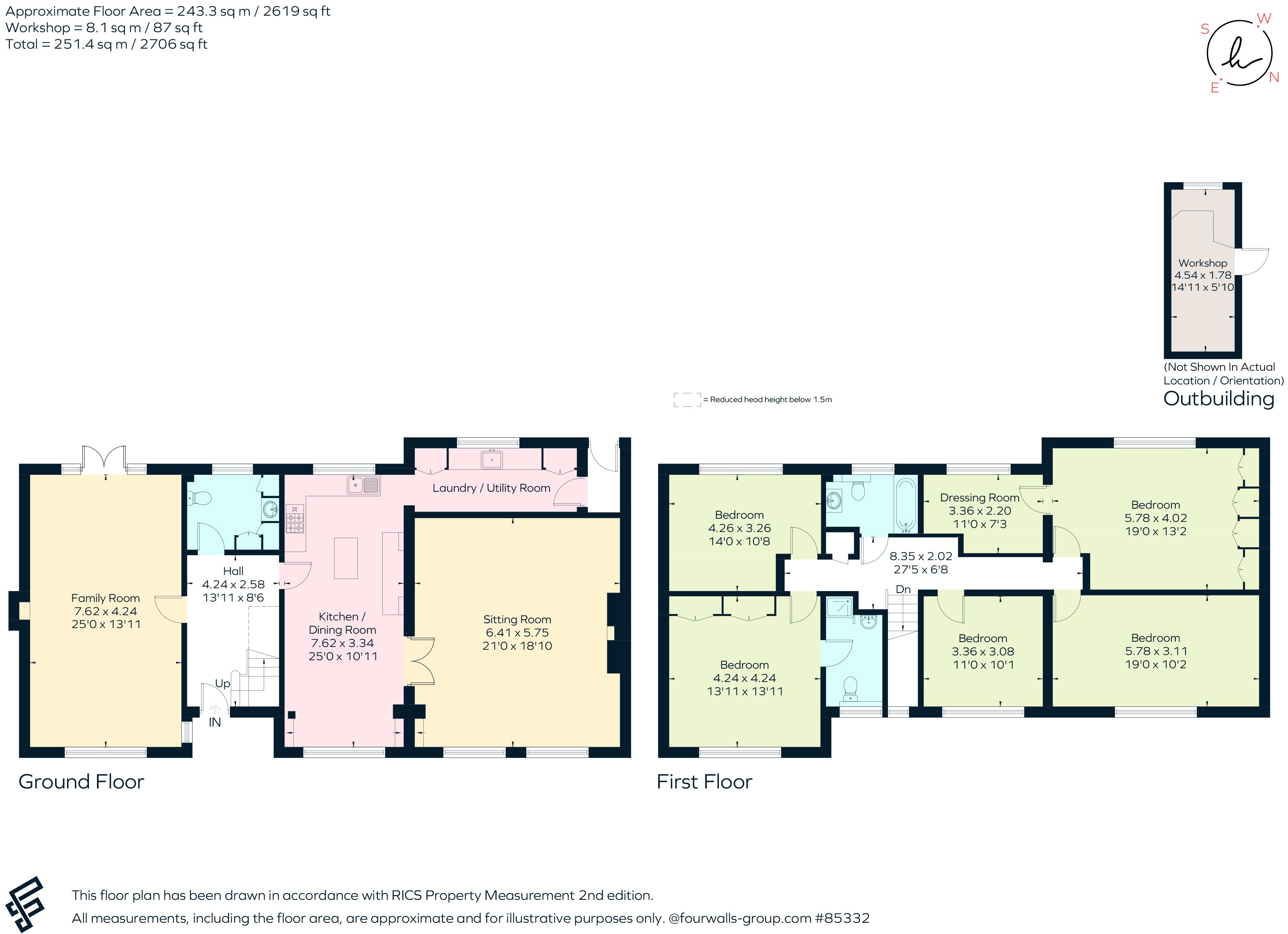 Frogmore House, Bishops Down Park Road, Tunbridge Wells floorplan