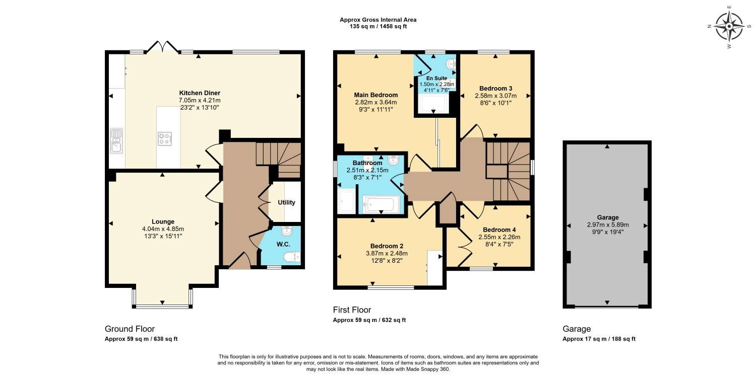 6, Timms Lane, Carterton floorplan
