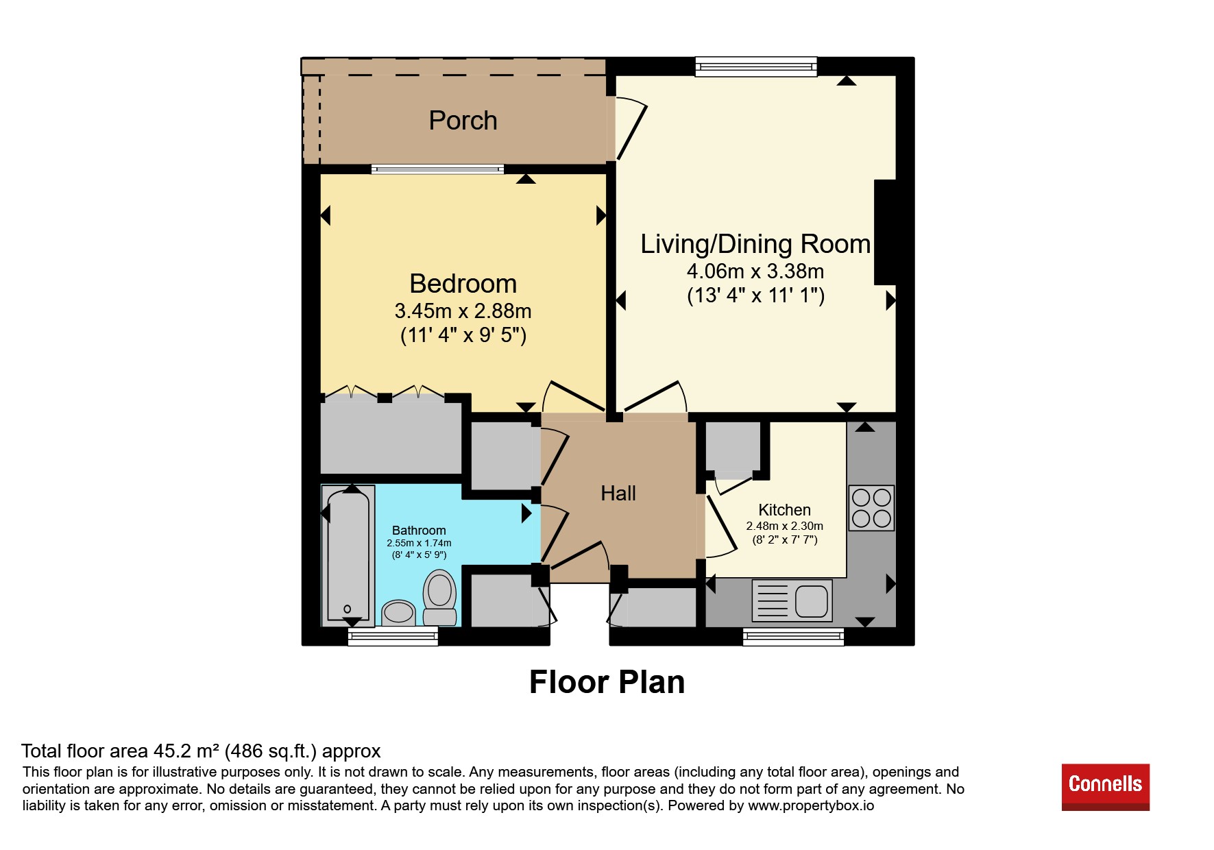 7, Wainwrights, Crawley floorplan