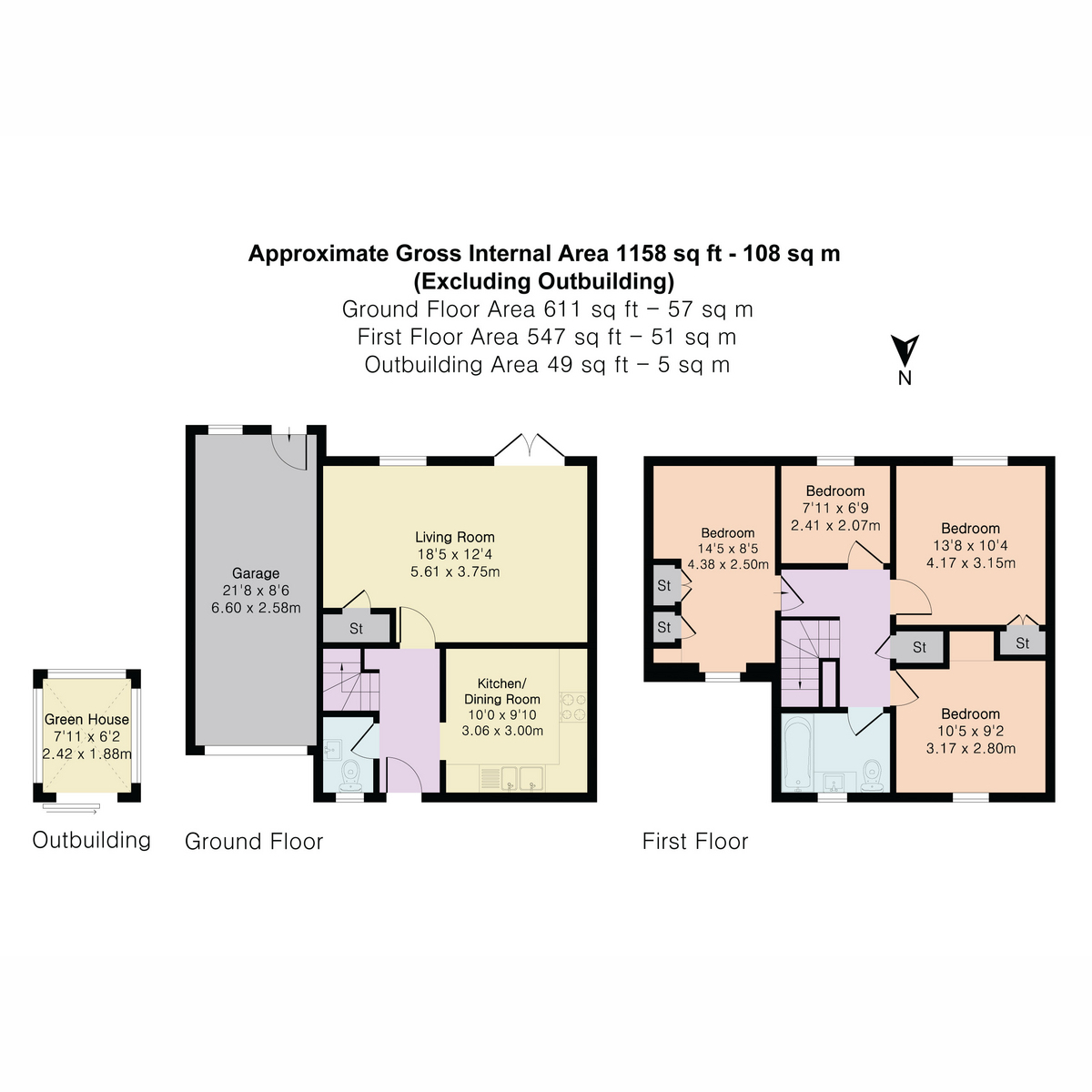 8, Bridus Mead, Blewbury floorplan