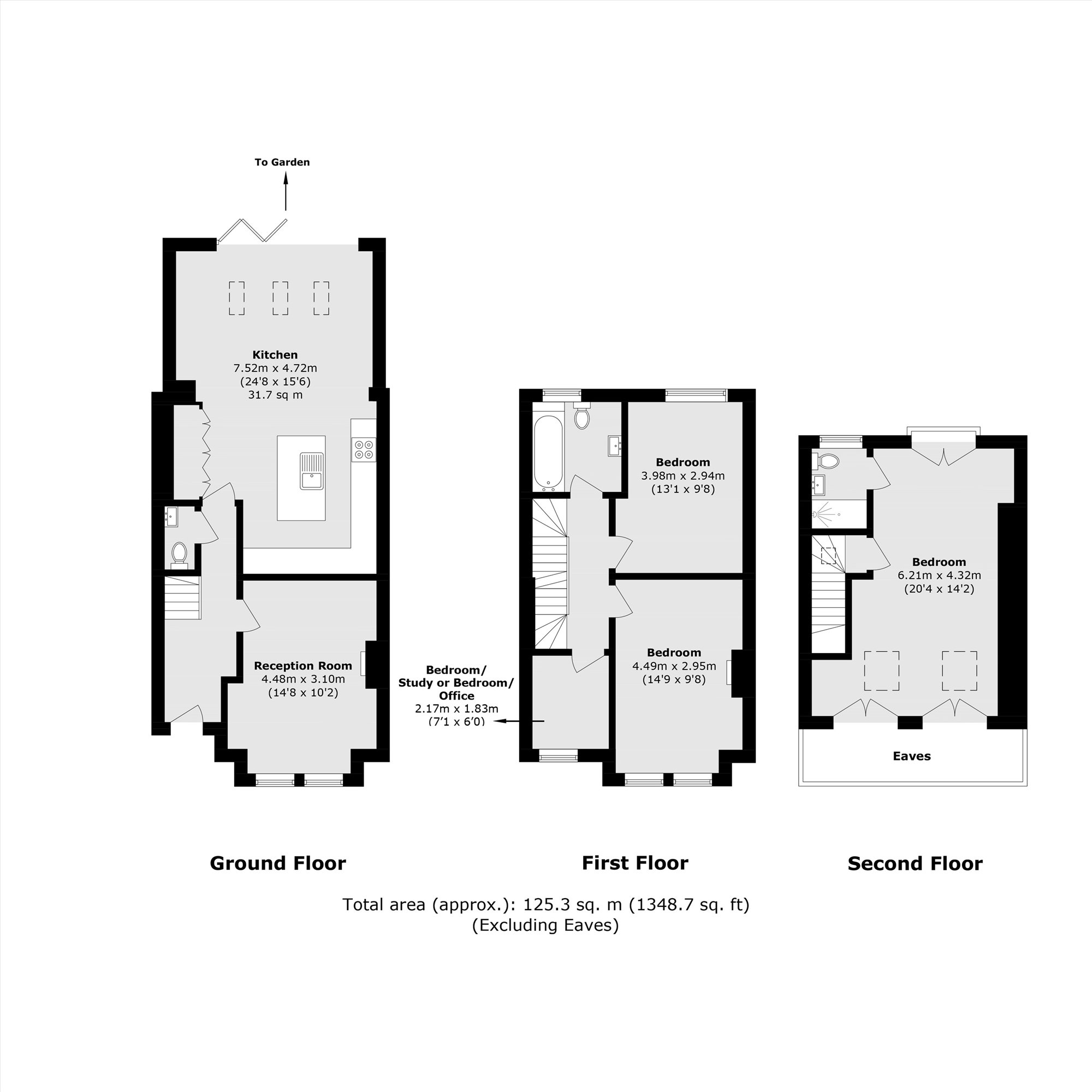 37, Myrtle Gardens, London floorplan
