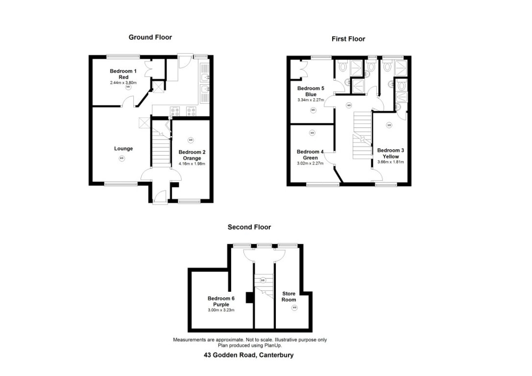 43, Godden Road, Canterbury floorplan