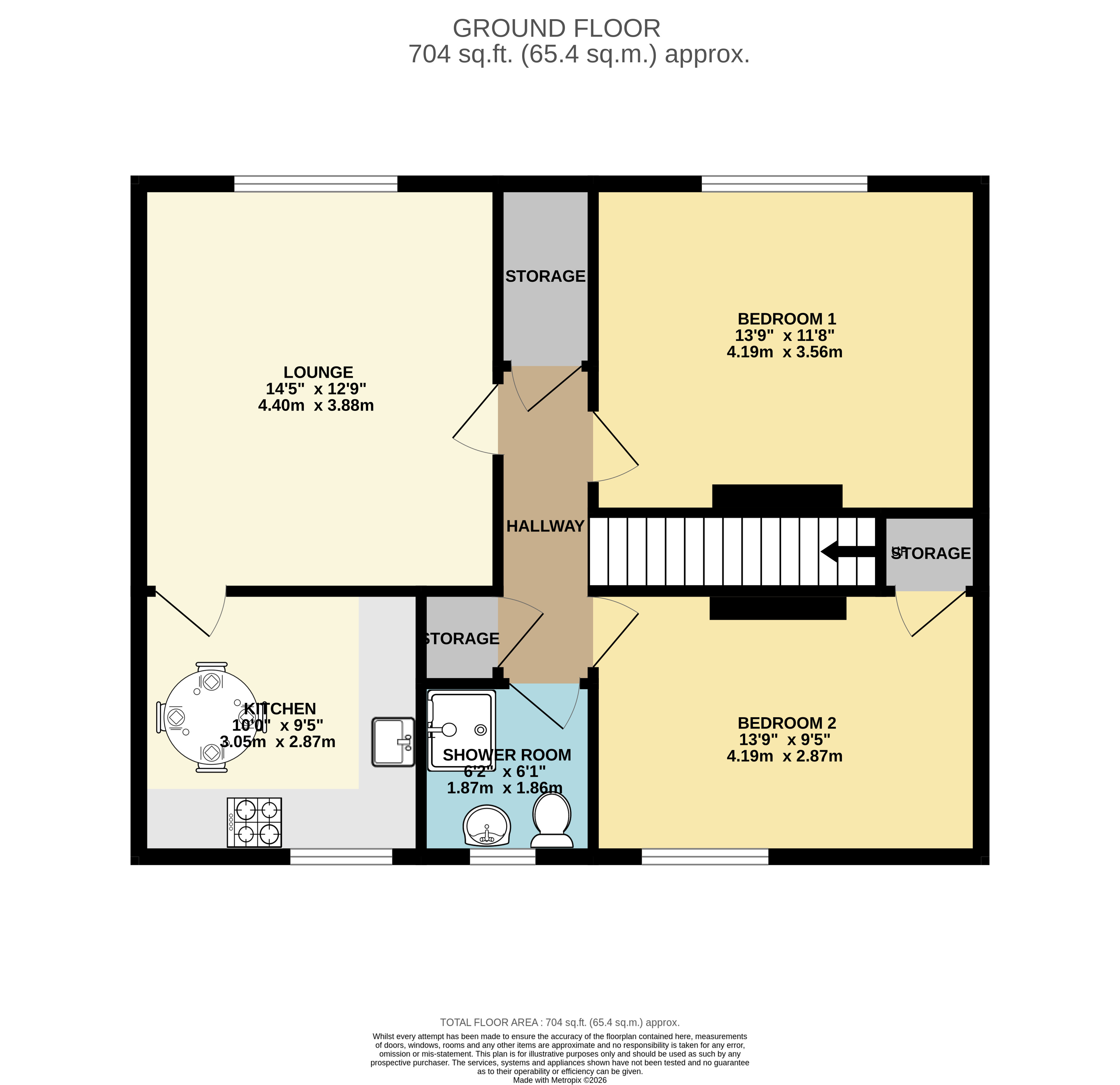 Hopes Avenue, Ayr floorplan