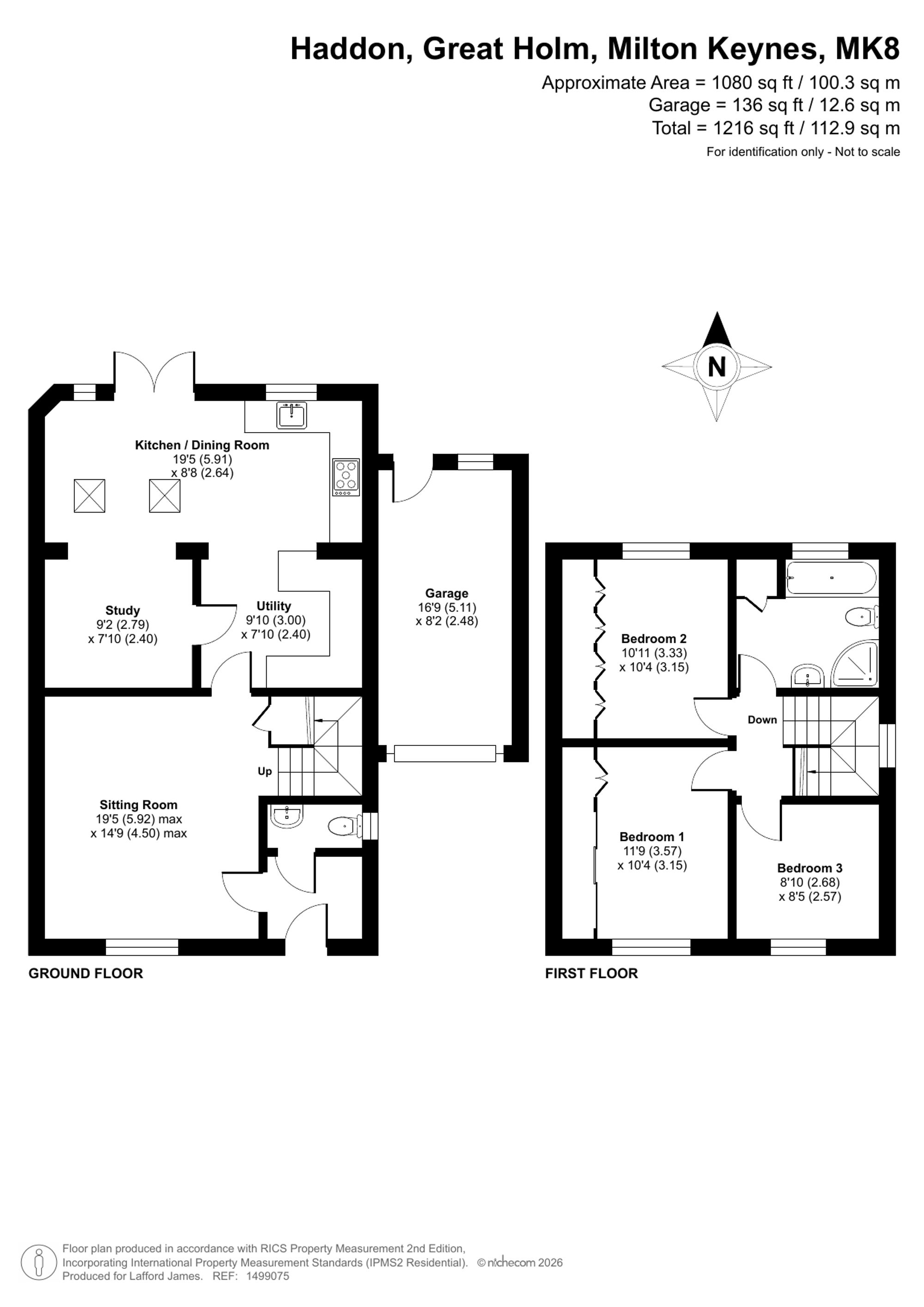 23 Haddon, Milton Keynes floorplan