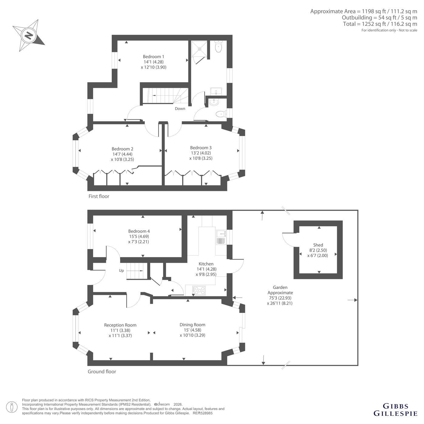 Wemborough Road, Stanmore floorplan