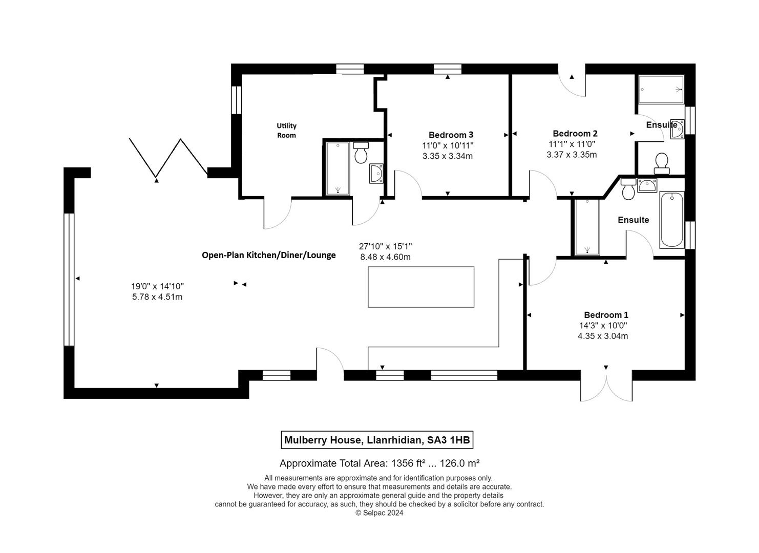 Mulberry House, Llanrhidian floorplan