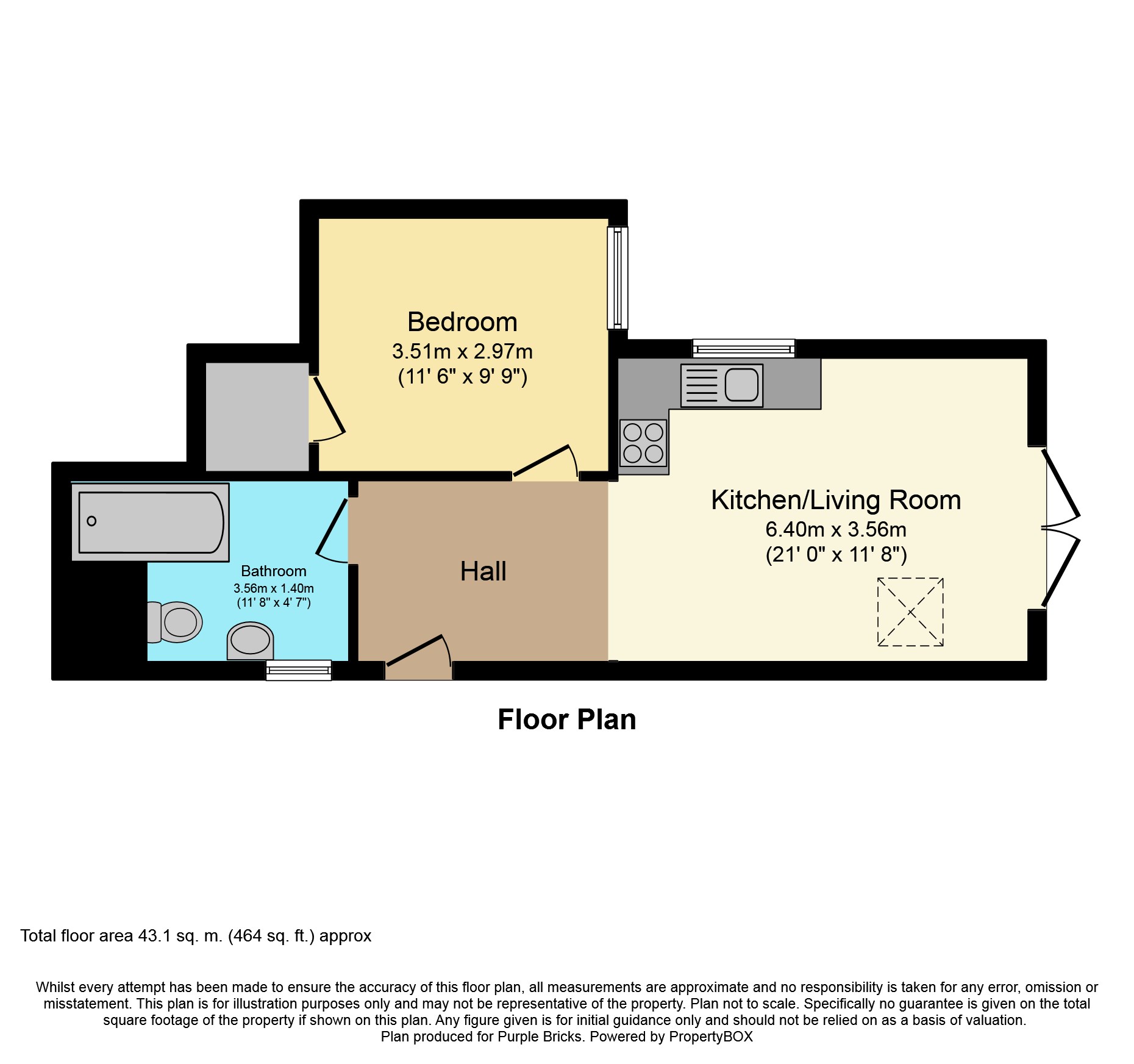 1 Bedrooms Flat for sale in 58 Southview Road, Brighton BN42