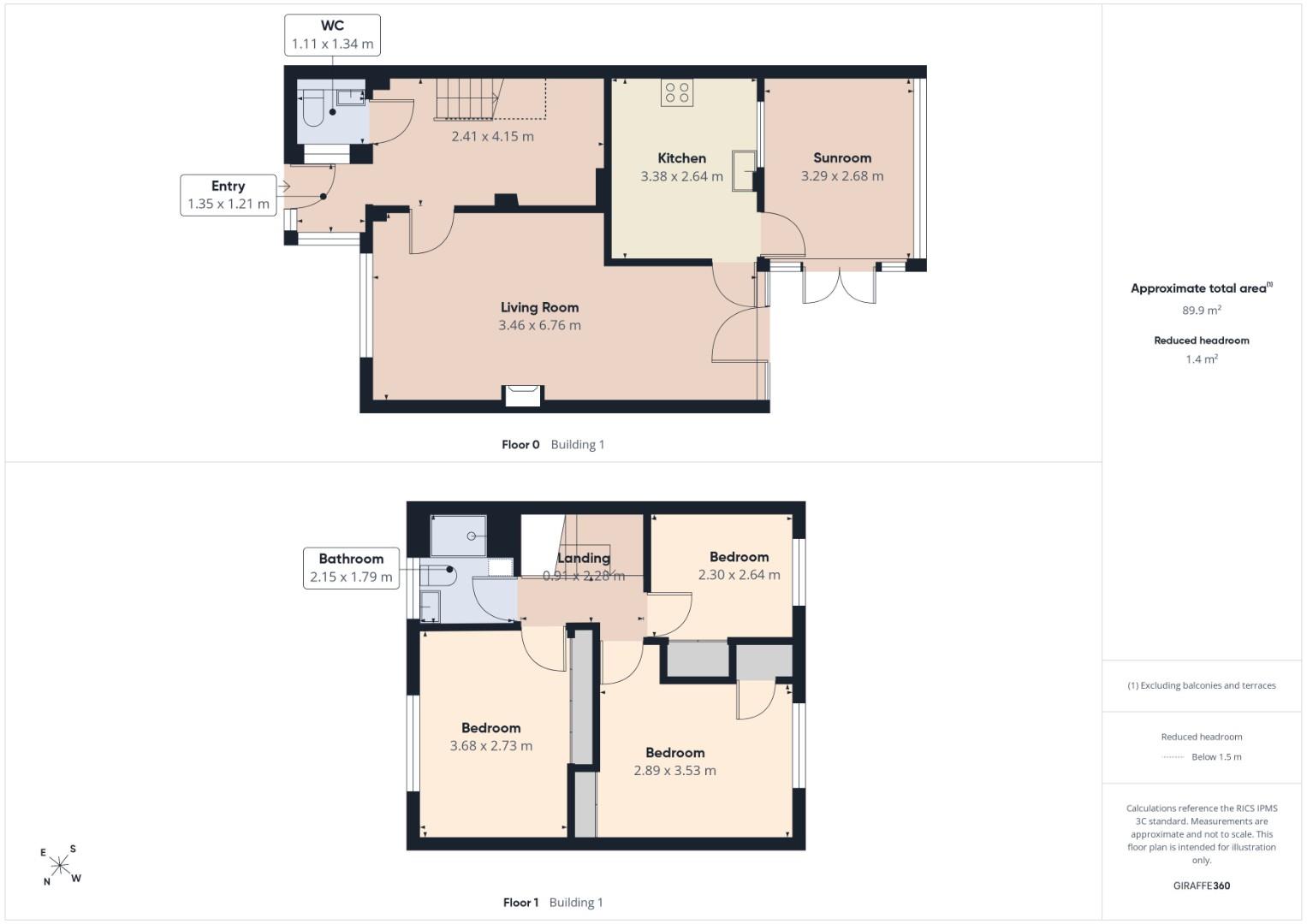 31, Russet Close, Bristol floorplan