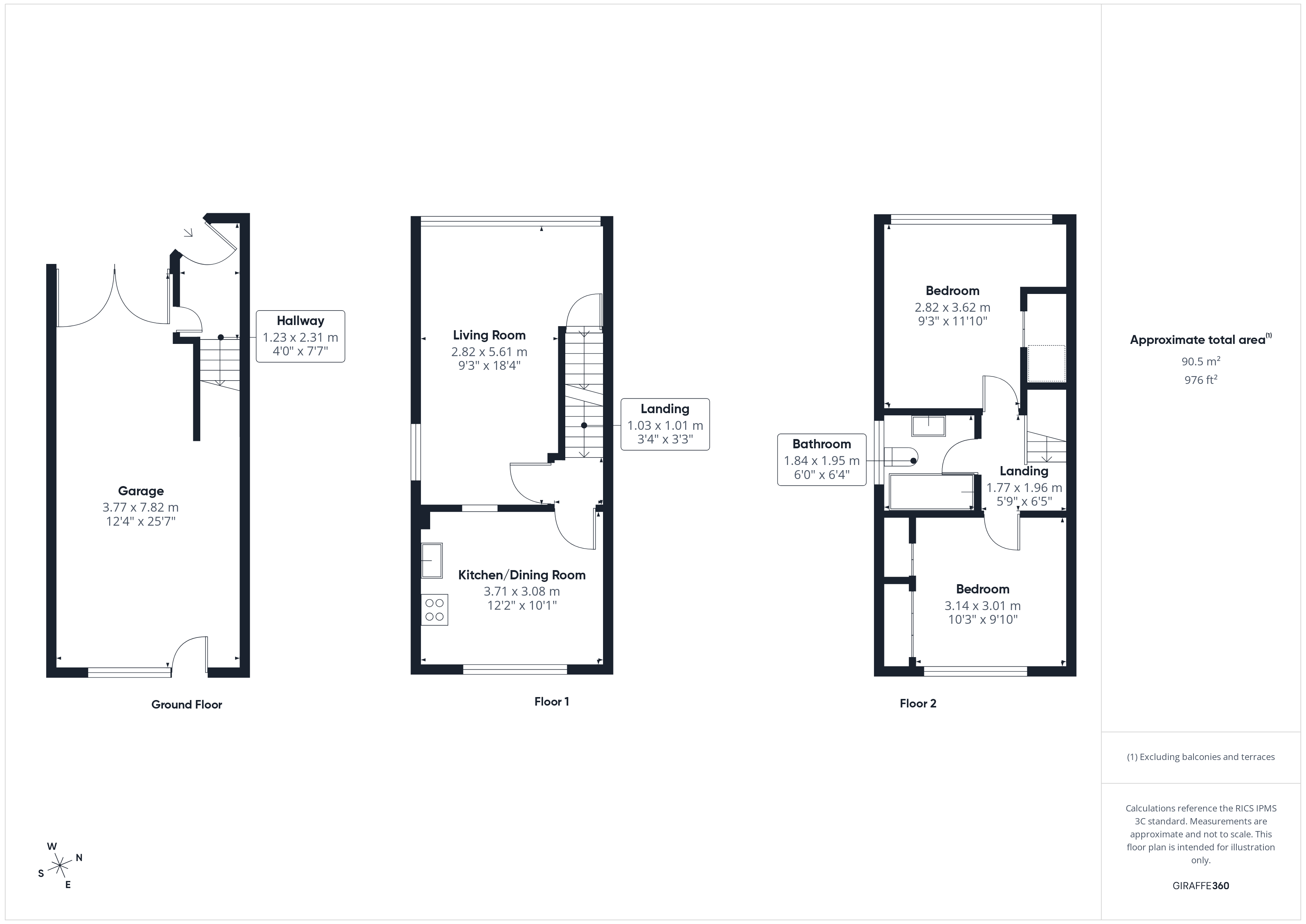 91, Old Park Road, North Somerset floorplan