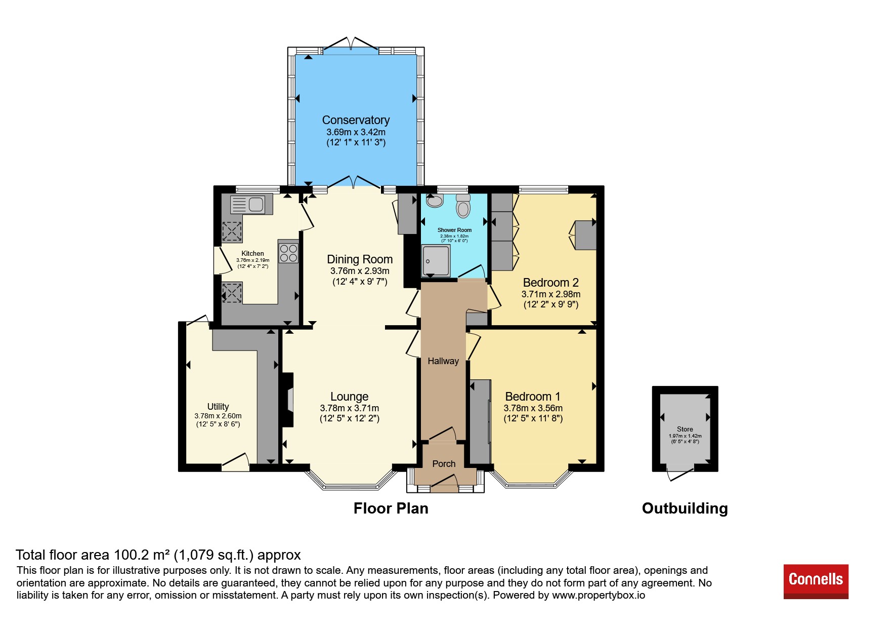 36, Grange Drive, Leicester floorplan