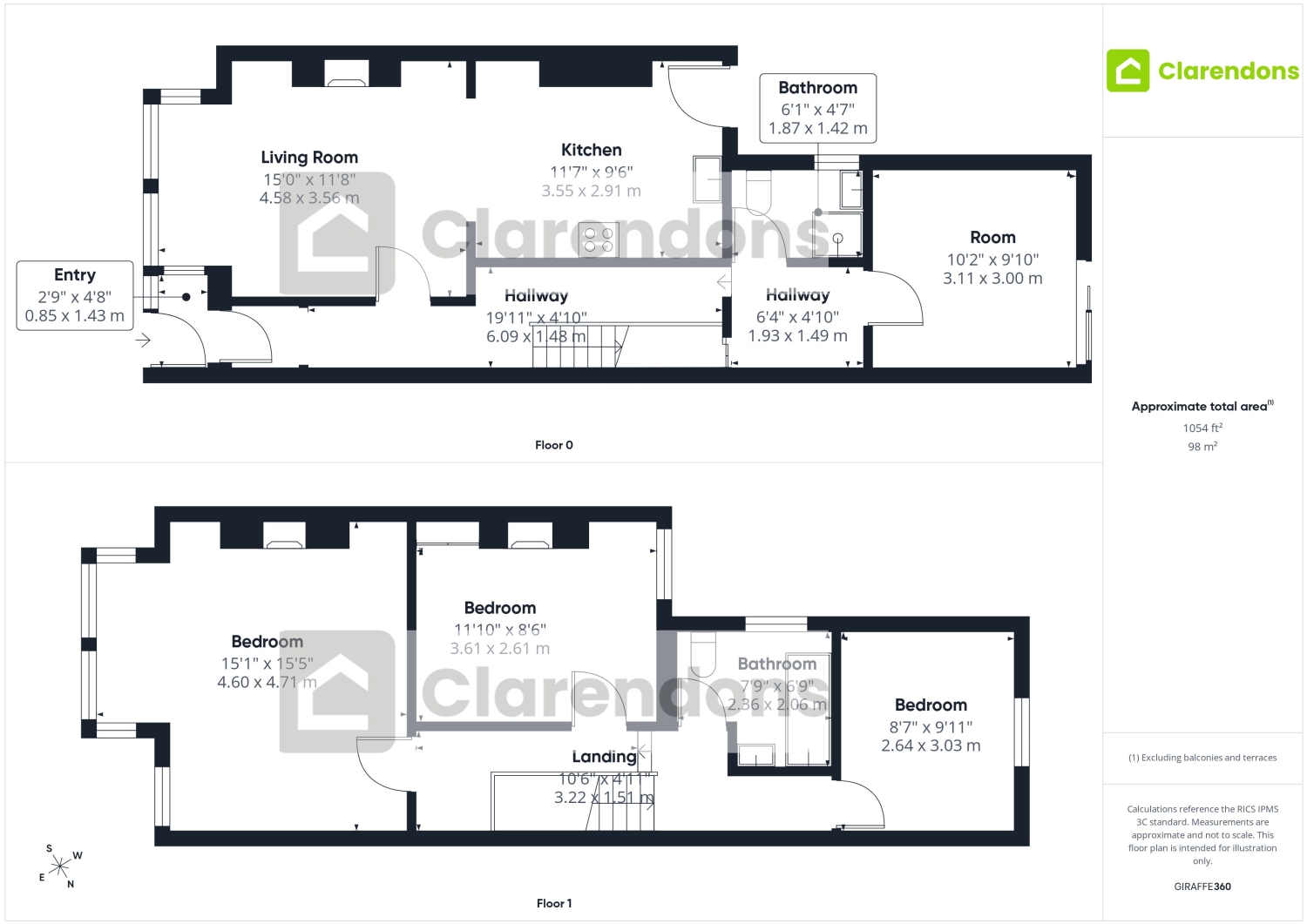 110, Royal Parade, Eastbourne floorplan